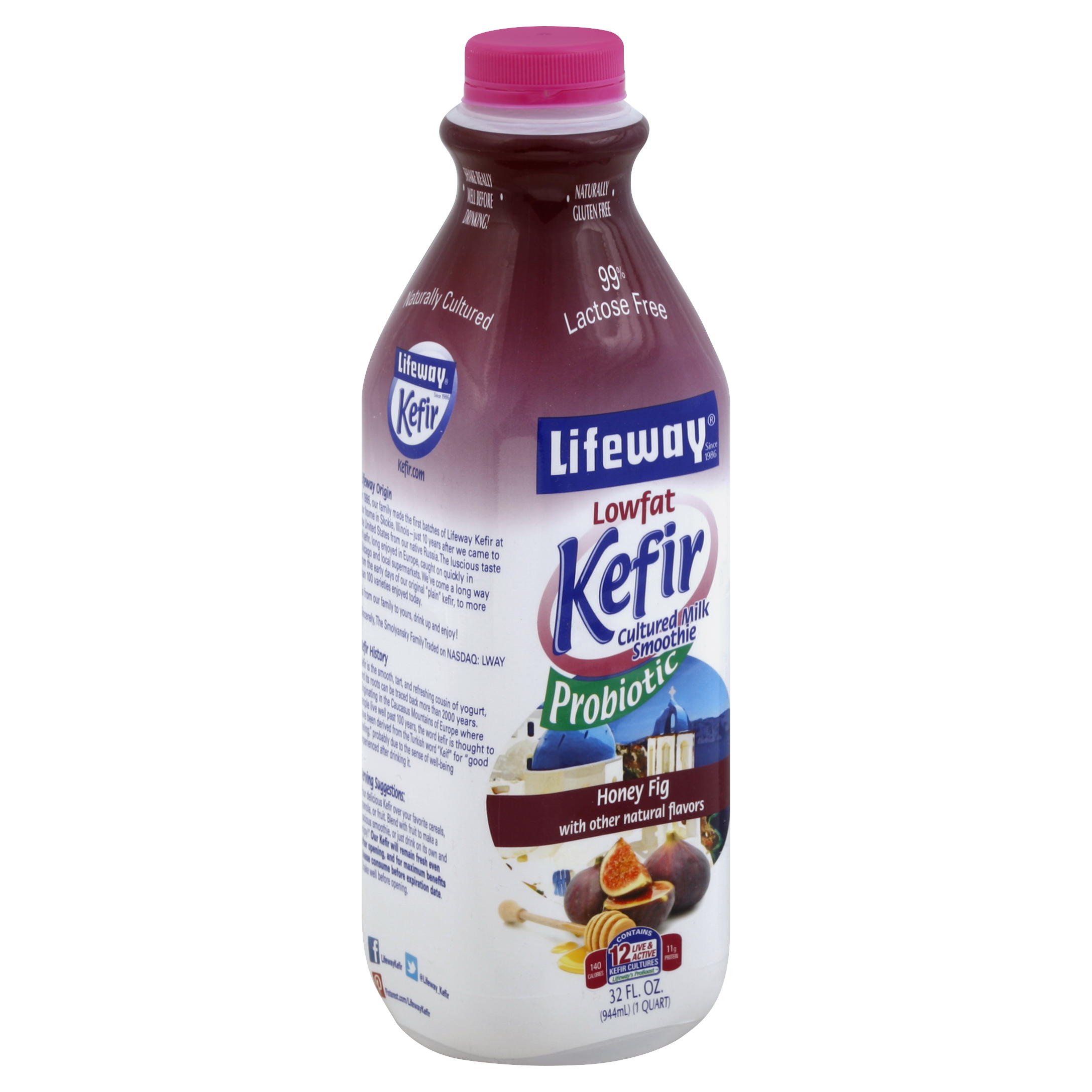 Lifeway Kefir Cultured Milk Smoothie 32 Oz