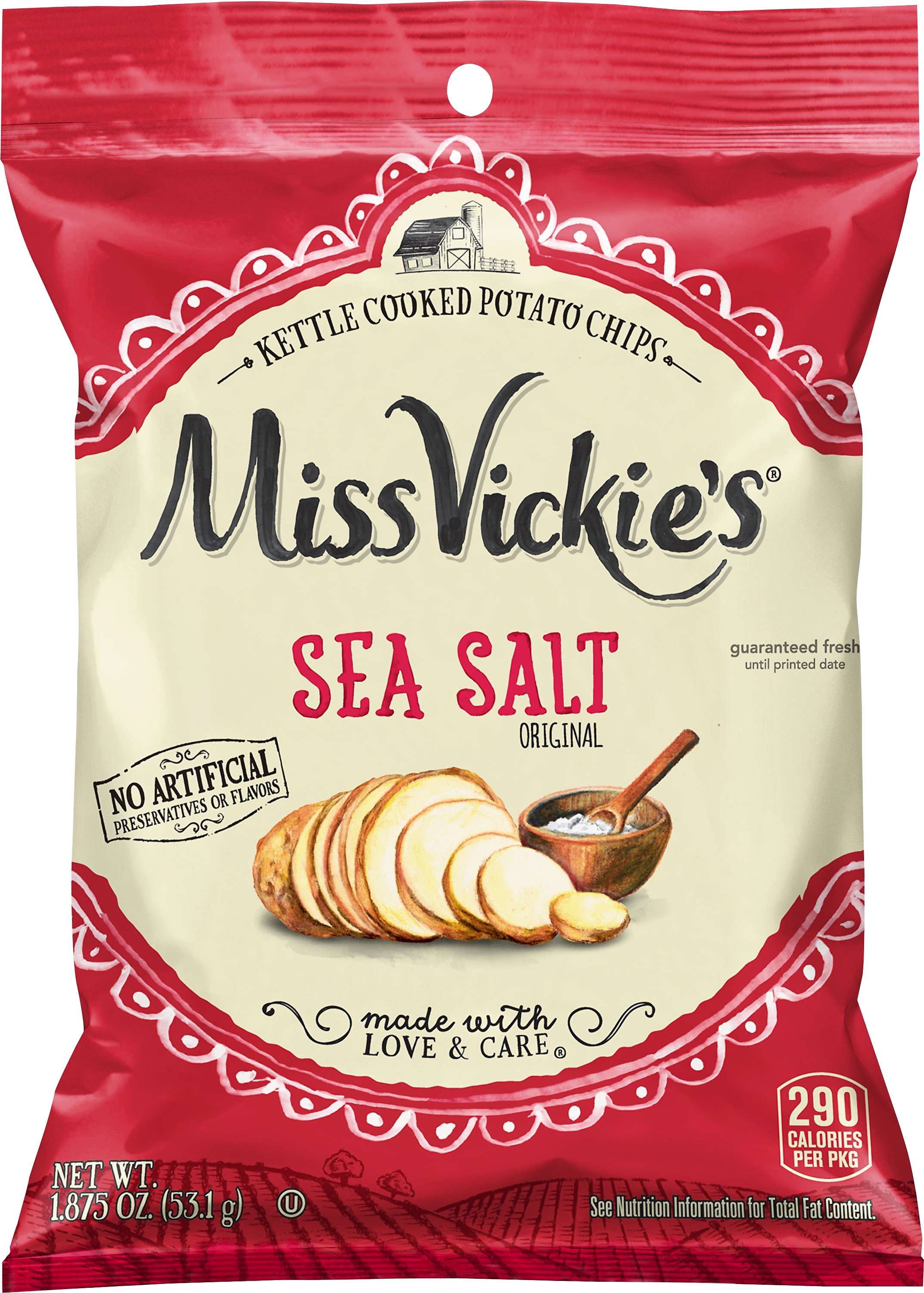 Potato Chips, Sea Salt Original, Kettle Cooked