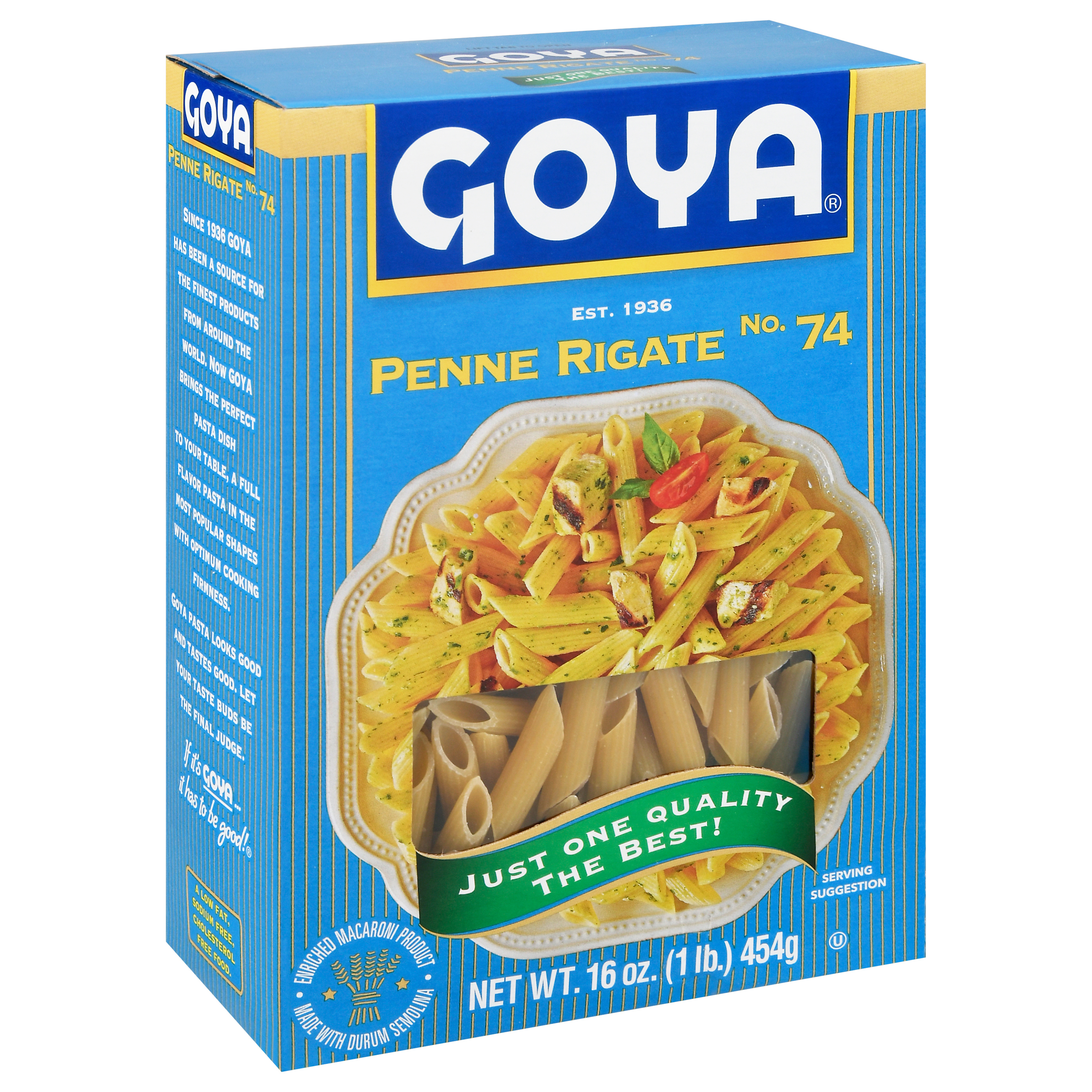 Goya No. 74 Penne Rigate 16 Oz