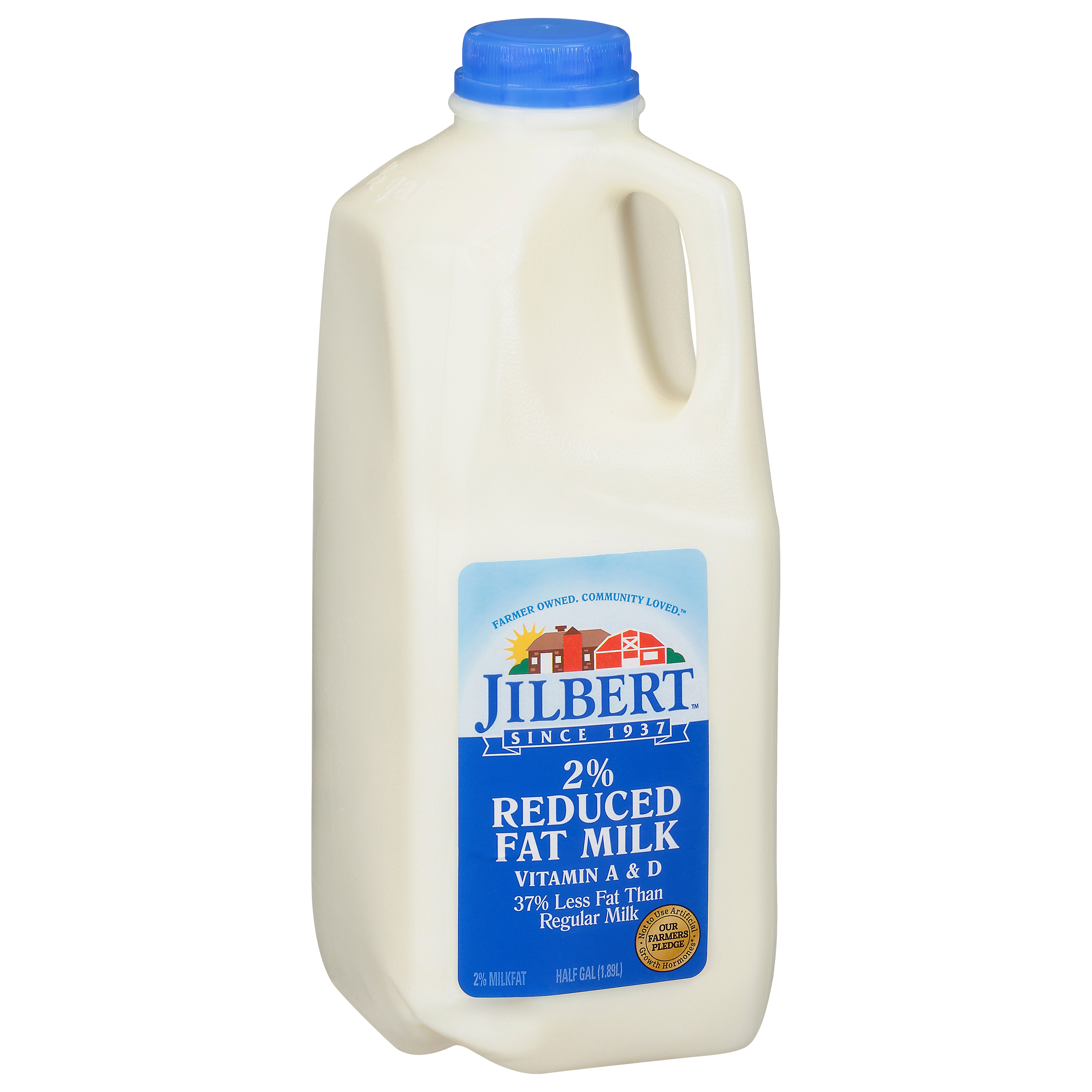 Jilbert 2% Reduced Fat Milk 0.5 Gl