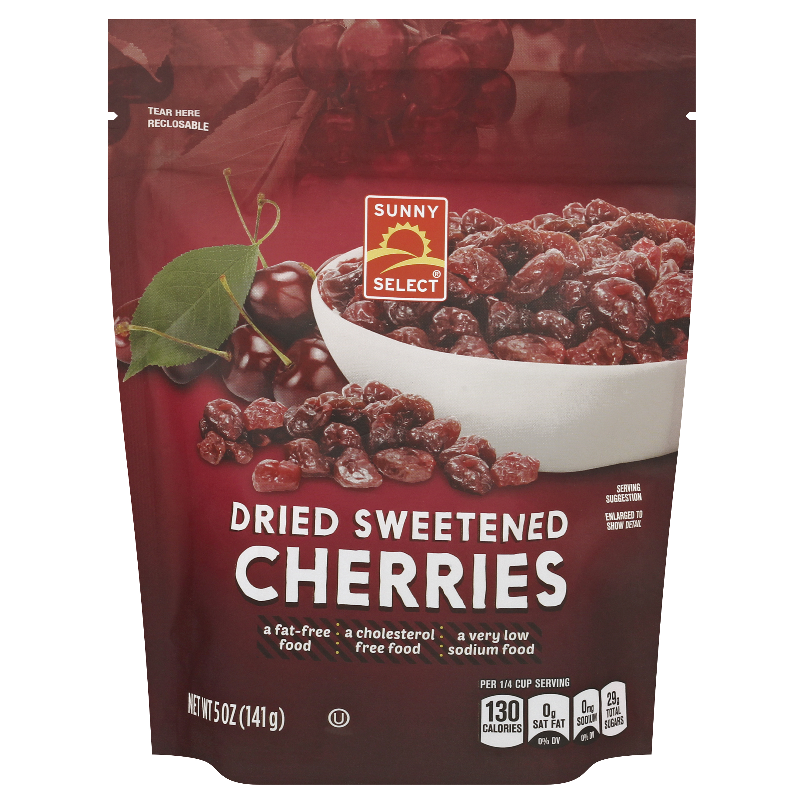 Sunny Select Dried Sweetened Cherries 5 Oz