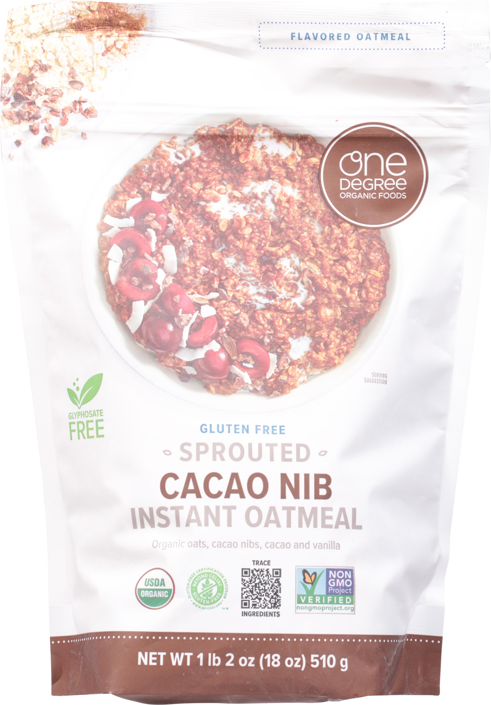 Instant Oatmeal, Cacao Nib, Sprouted