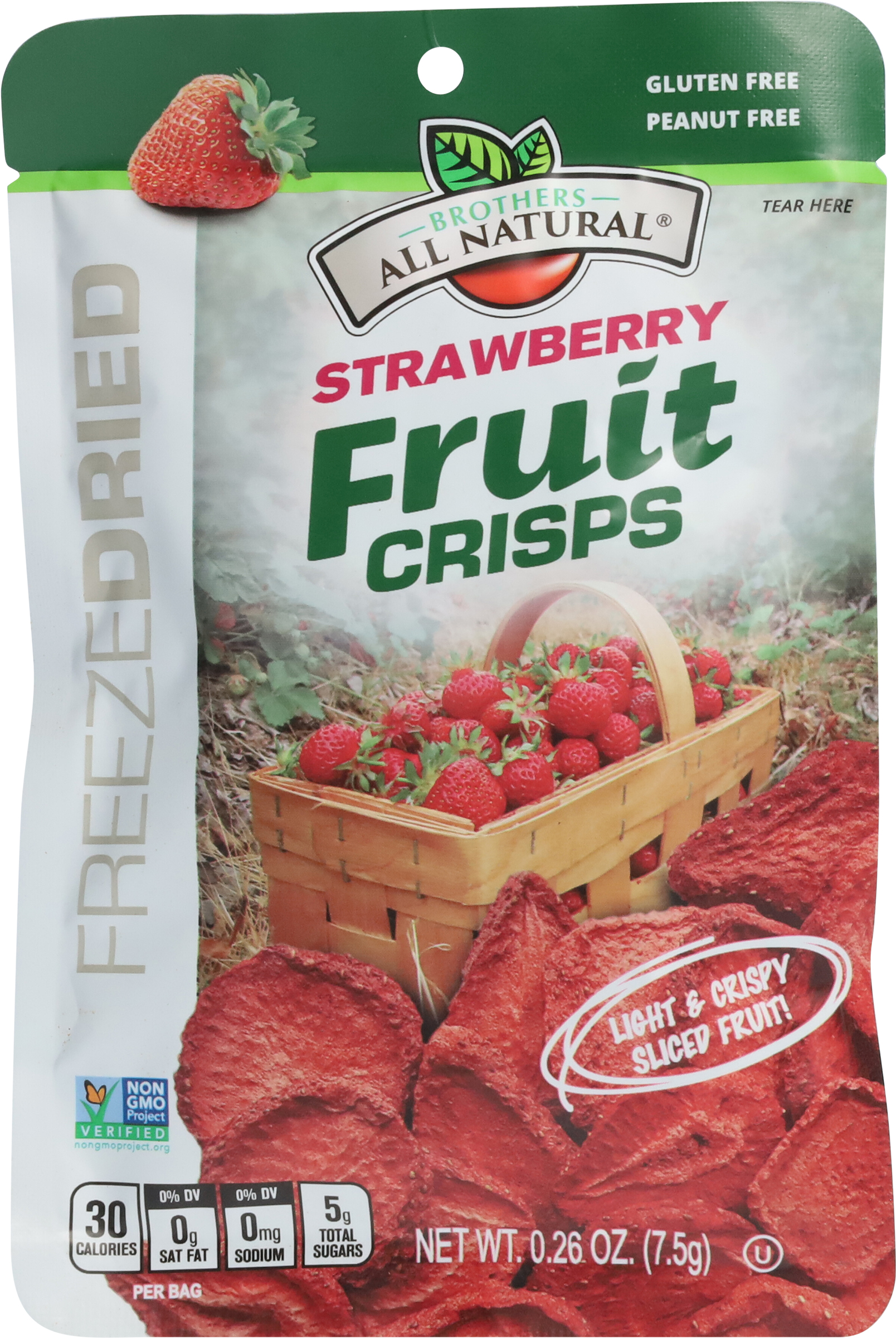 Fruit Crisps, Strawberry, Freeze Dried