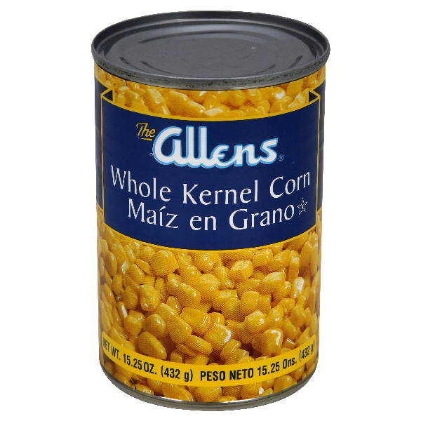 Allens Whole Kernel Corn 15.25 Oz image