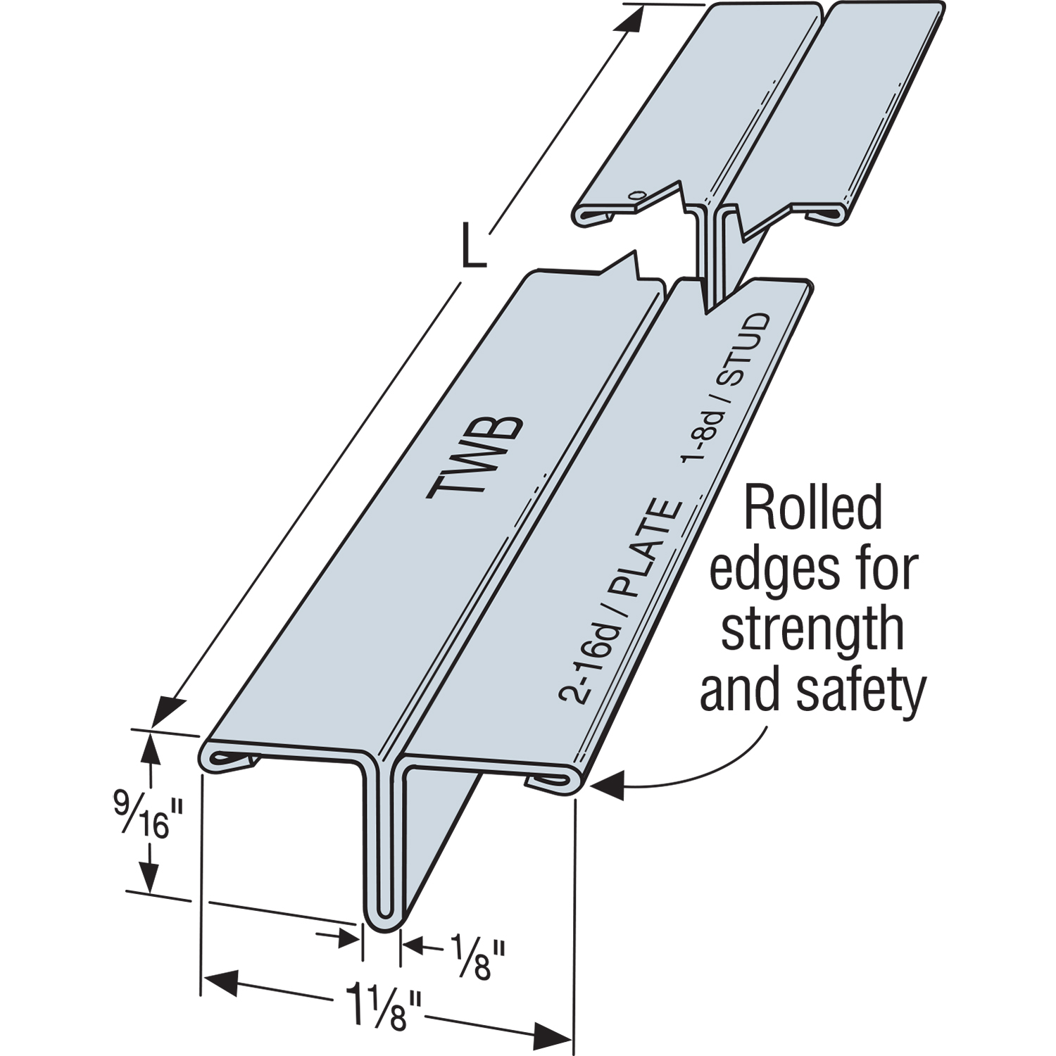 simpson strong tie galvanized steel wall bracing