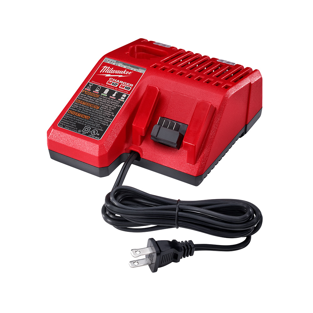 White Cap Milwaukee M12 M18 Multi Voltage Charger