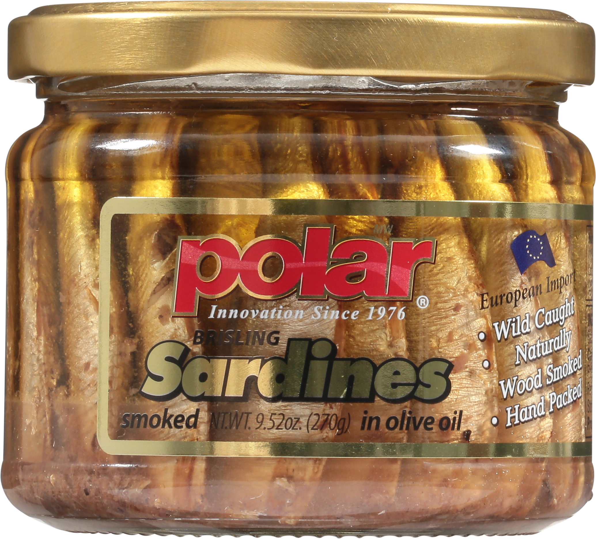 Sardines in Olive Oil, Smoked, Brisling