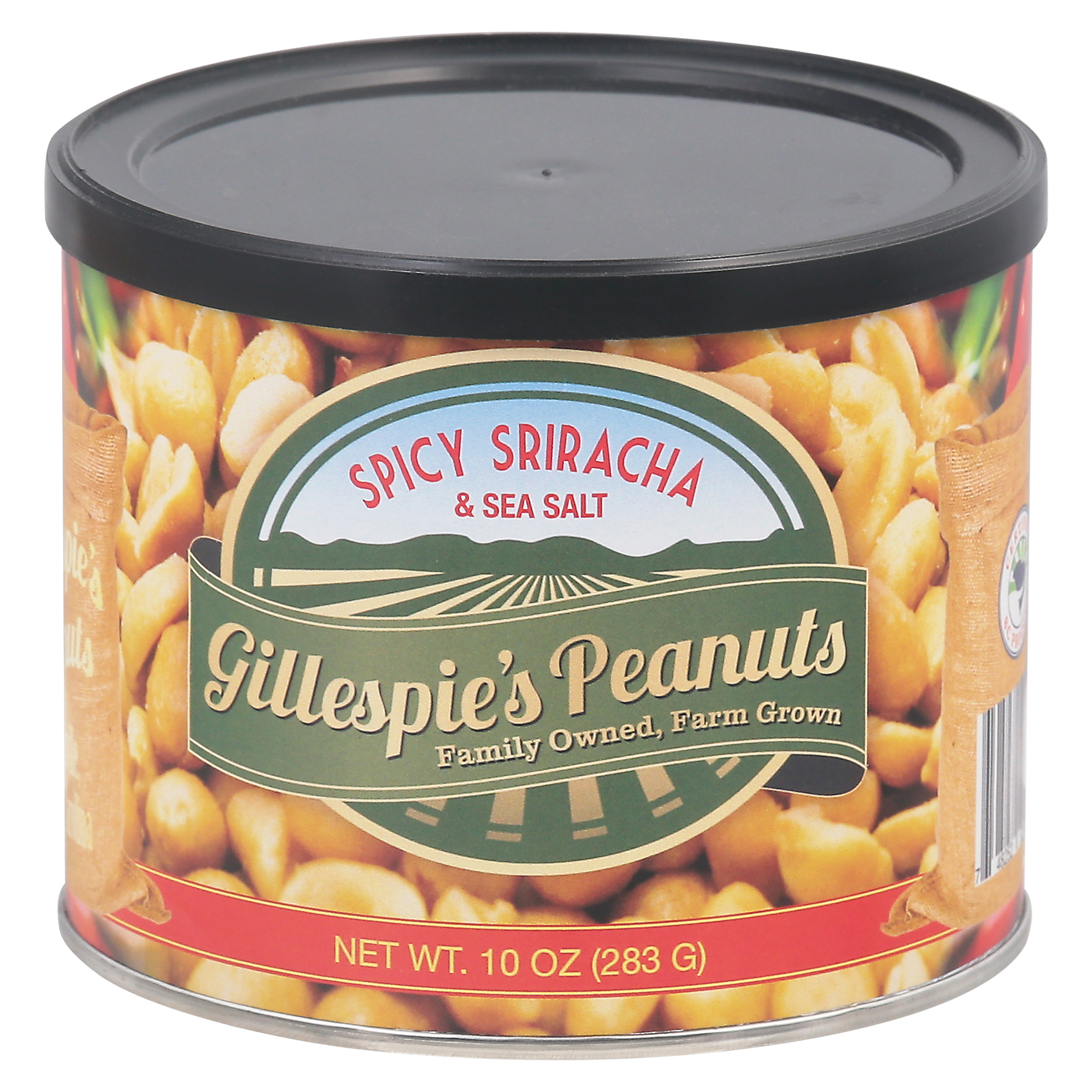 Gillespies Peanuts Spicy Sriracha & Sea Salt Peanuts 10 Oz