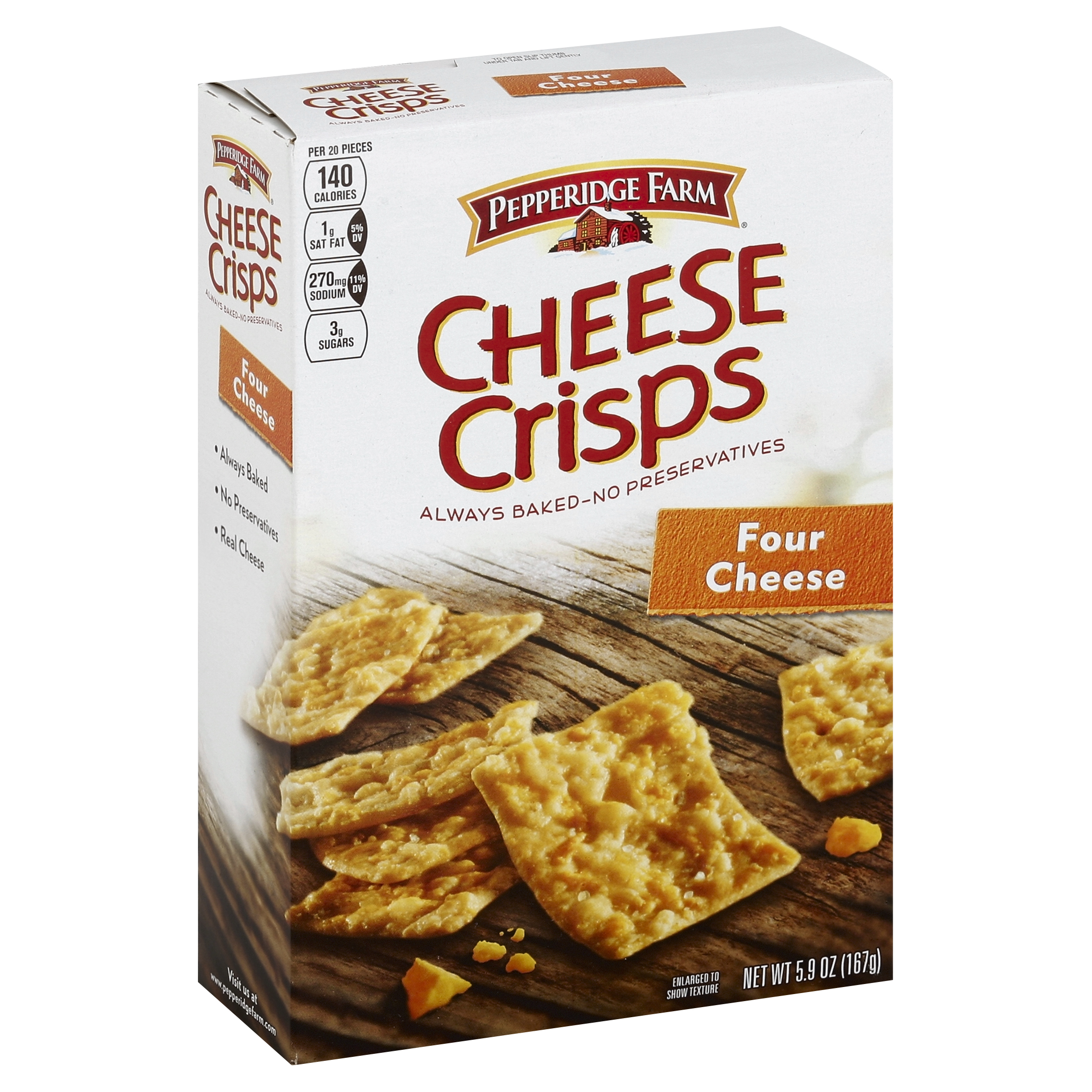 Pepperidge Farm Cheese Crisps 5.9 Oz