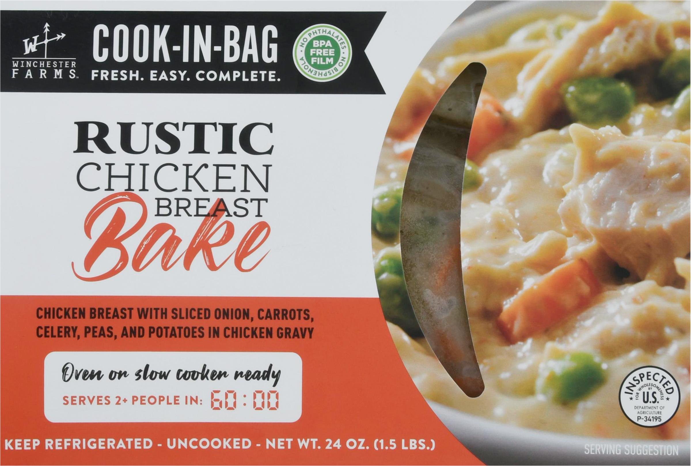Chicken Breast, Rustic, Bake