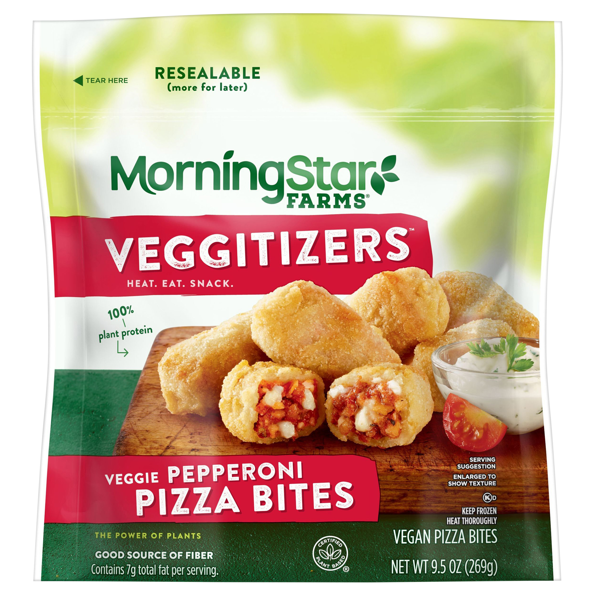Pizza Bites, Vegan, Veggie Pepperoni