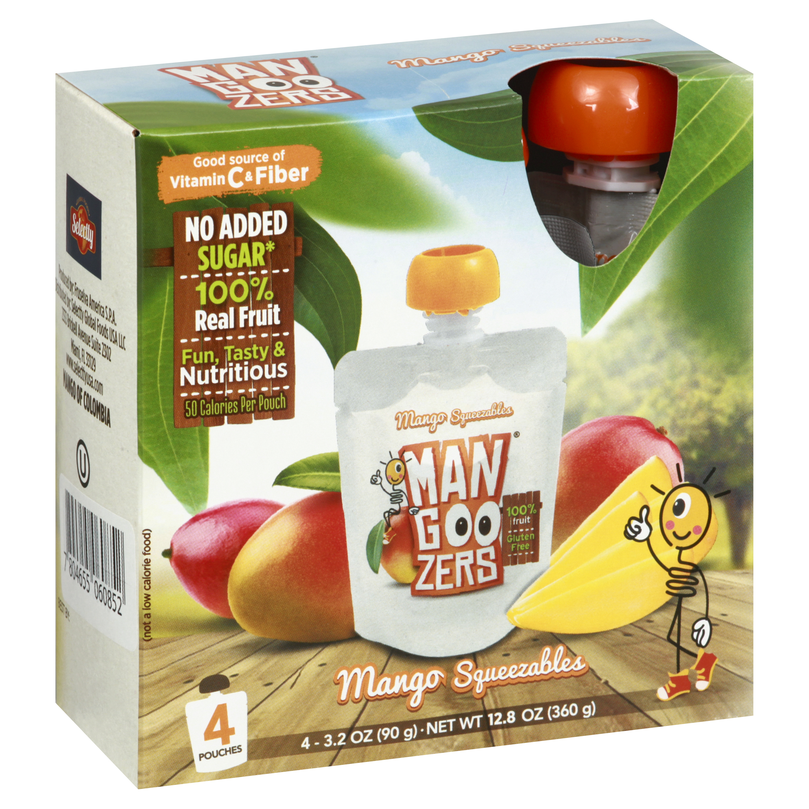 Man Goo Zers Mango Squeezables 4 Ea