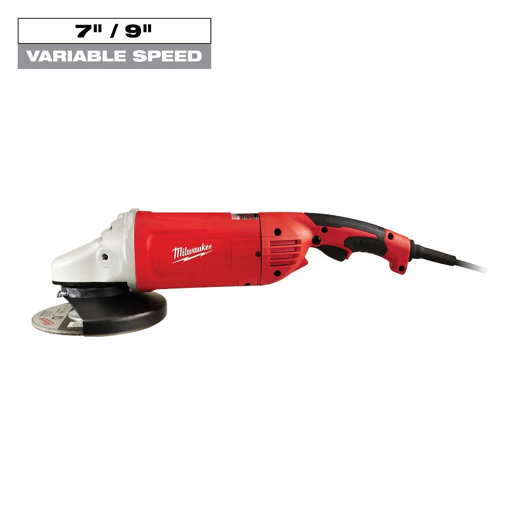 Milwaukee 9" Quicklock Grinder With Lock On
