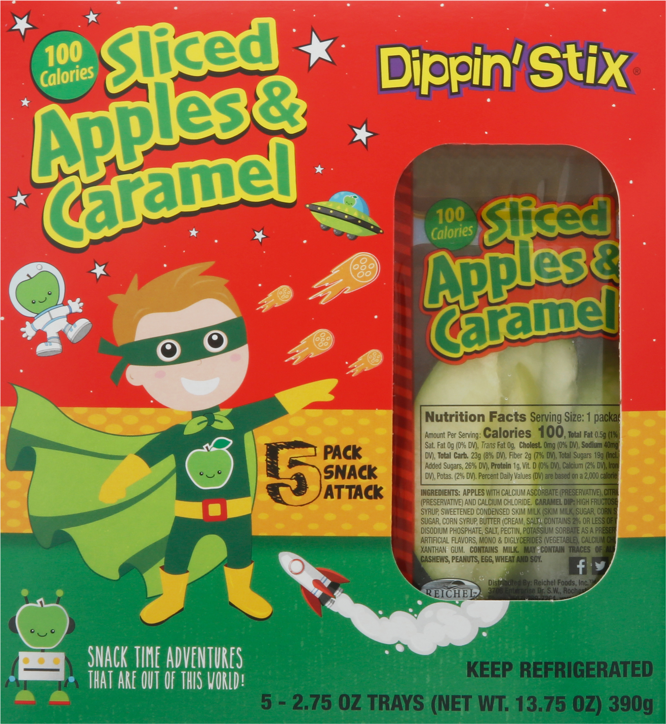 Sliced Apples & Caramel