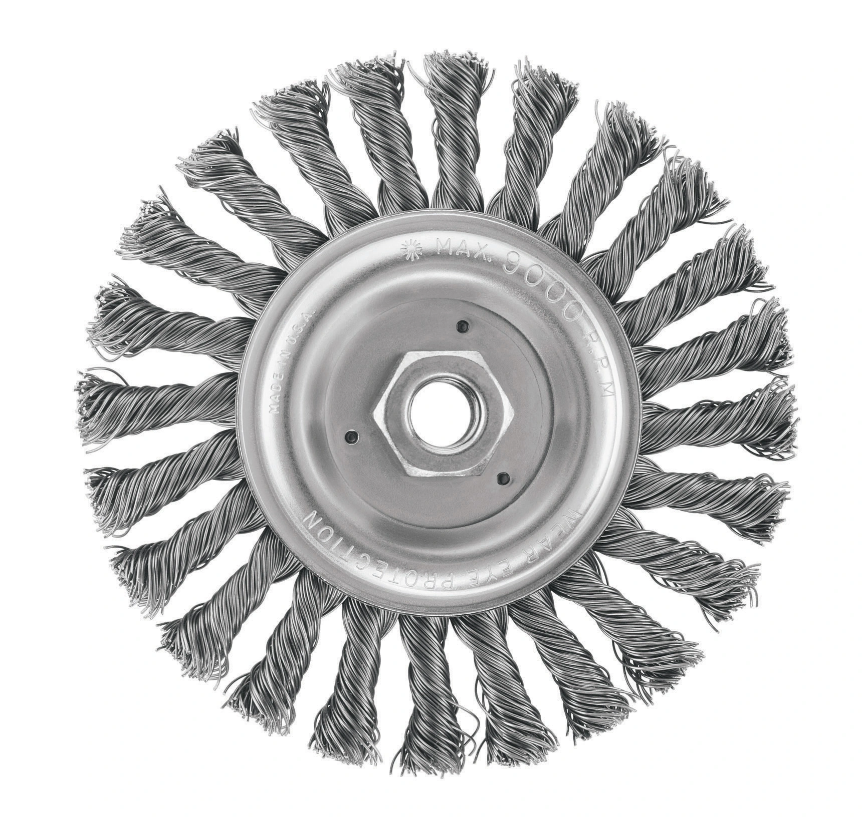 DEWALT 6" x .023" x 5/8-11 Twist Wire Wheel