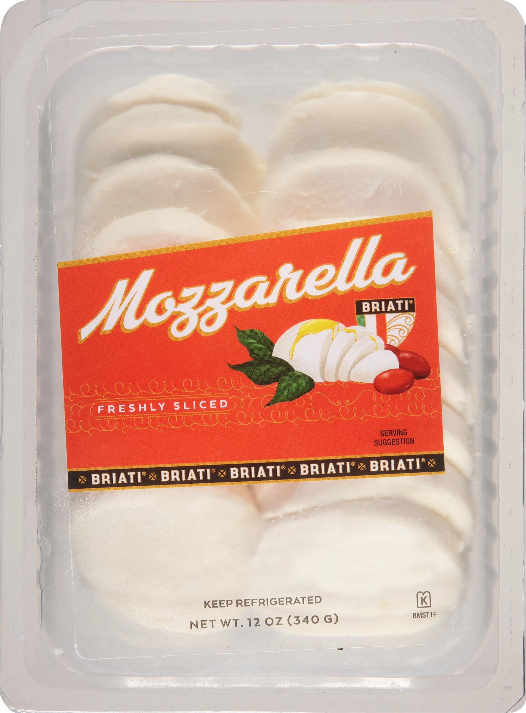 Mozzarella, Freshly Sliced