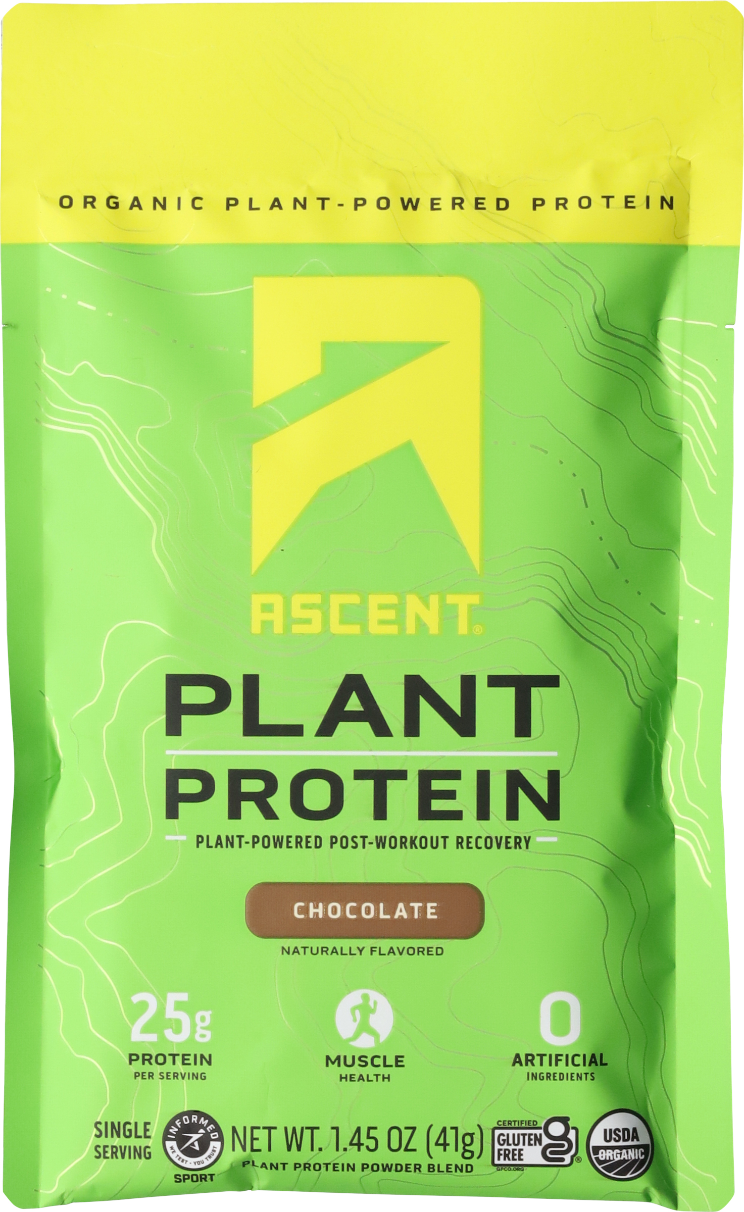 Plant Protein Powder Blend, Organic, Chocolate