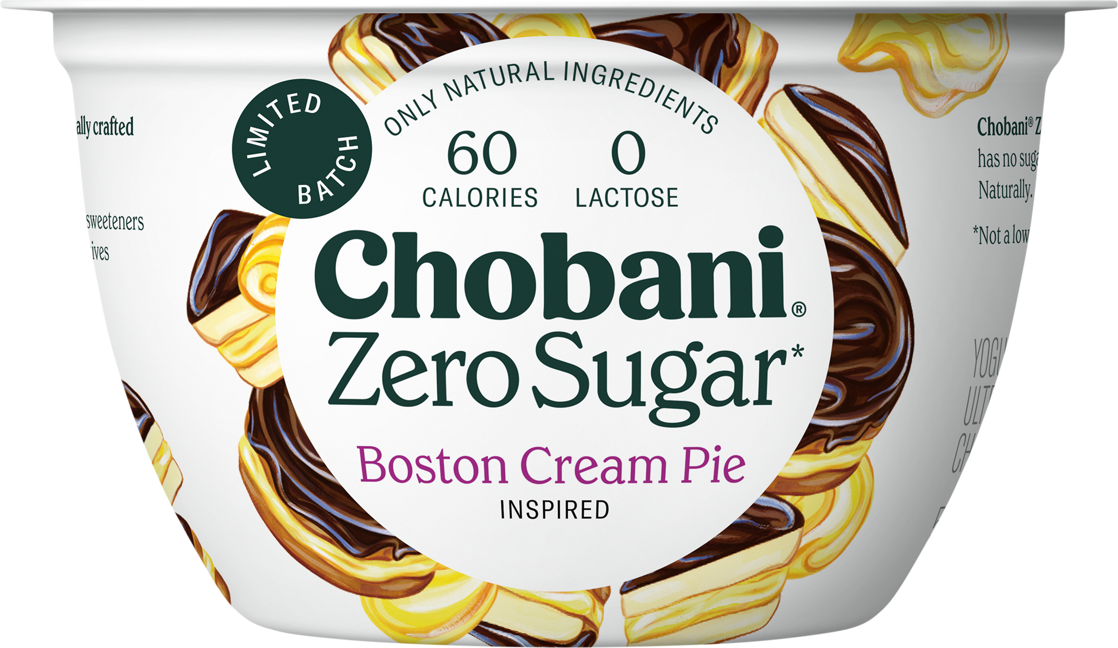 Yogurt, Zero Sugar, Boston Cream Pie
