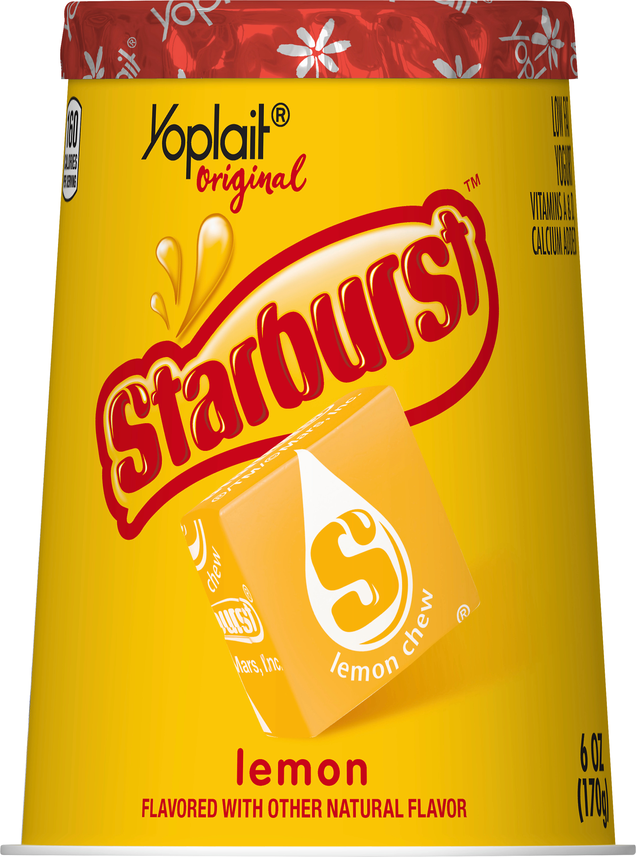 Yogurt, Low Fat, Lemon, Original