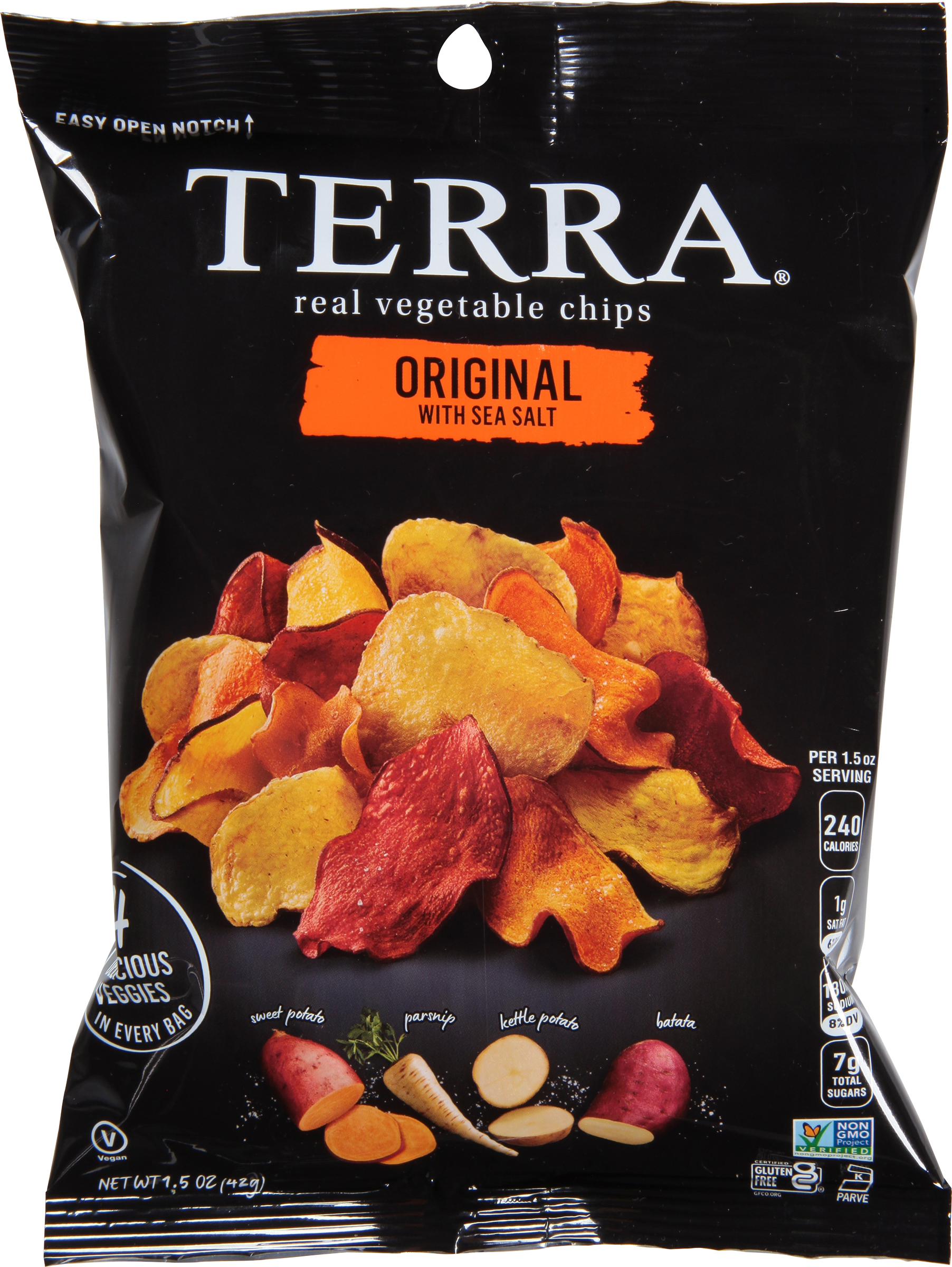 Vegetable Chips, Real, Original with Sea Salt