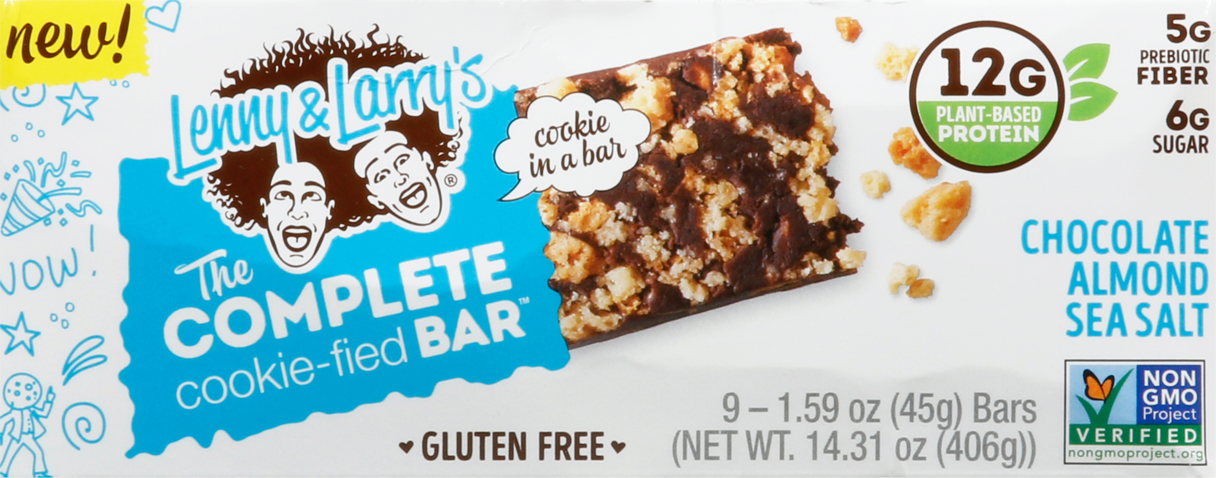 Cookie-Fied Bar, The Complete, Chocolate Almond Sea Salt