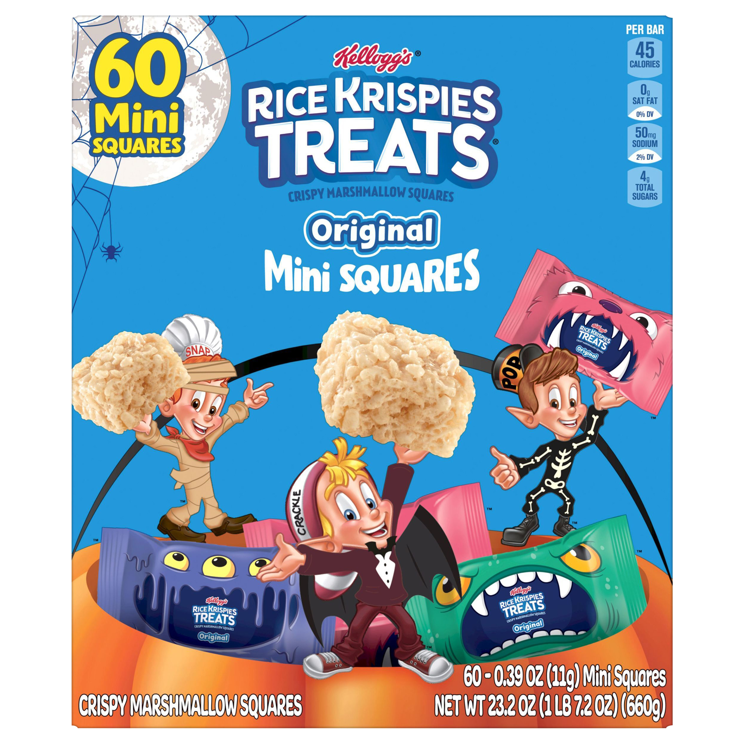 Crispy Marshmallow Squares, Original, Mini Squares