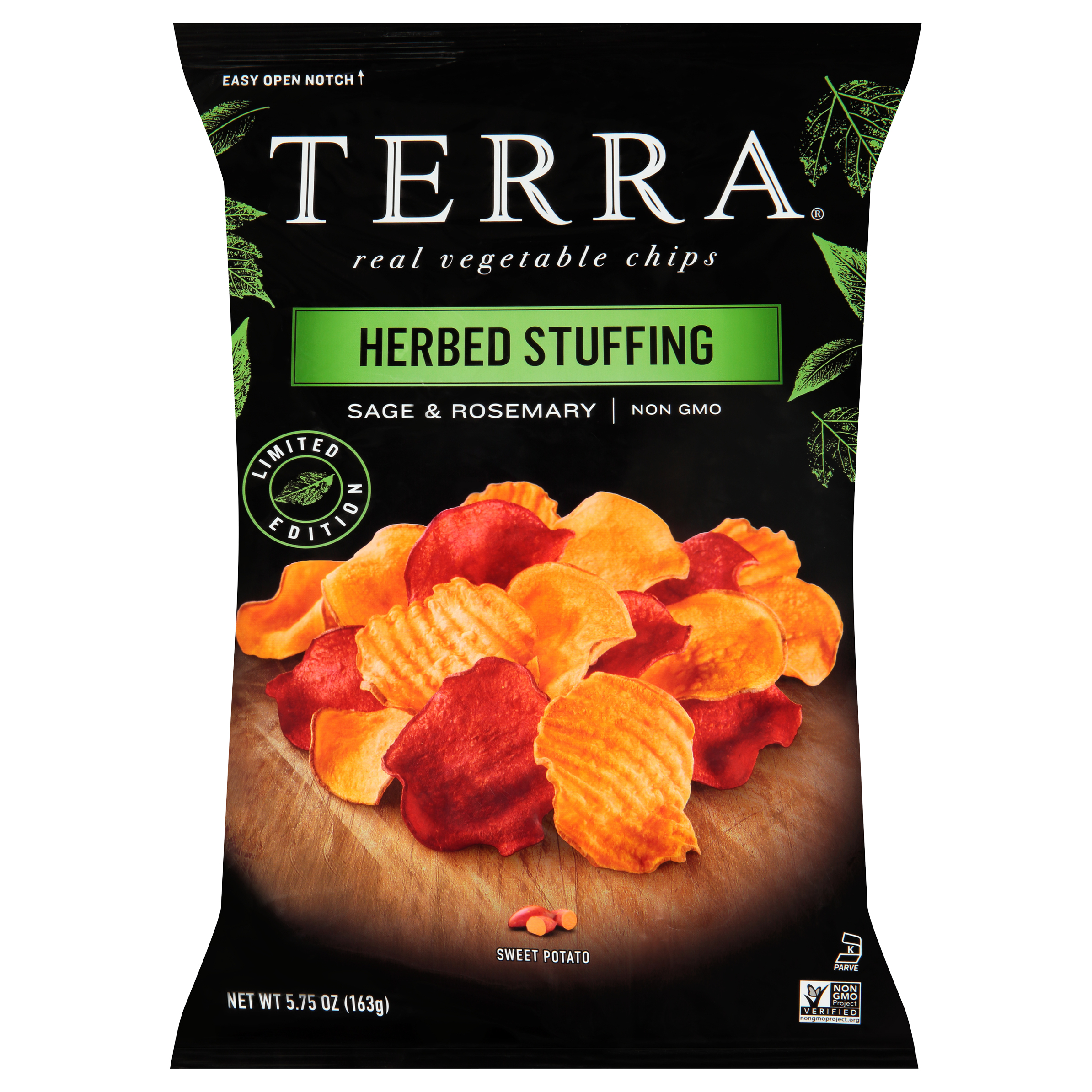 Vegetable Chips, Real, Herbed Stuffing, Sage & Rosemary