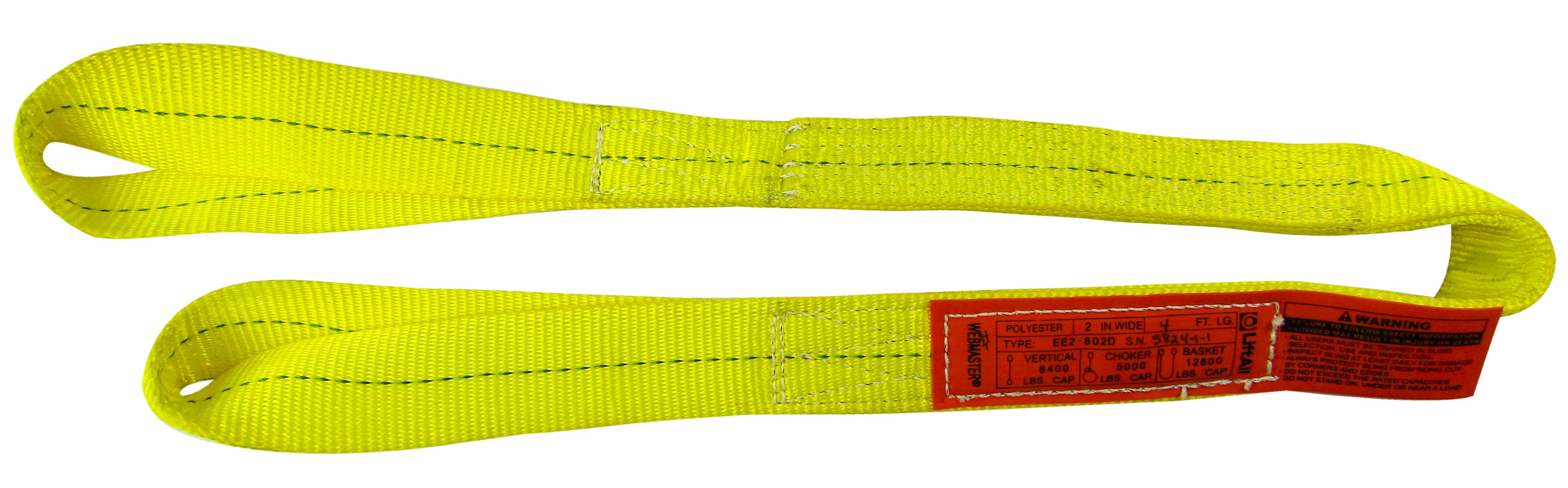 Sling Shot Rigging Nylon Lifting Sling - Double Ply - 20' X 3