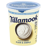 Tillamook Lowfat Plain & Simple Yogurt 32 Oz image