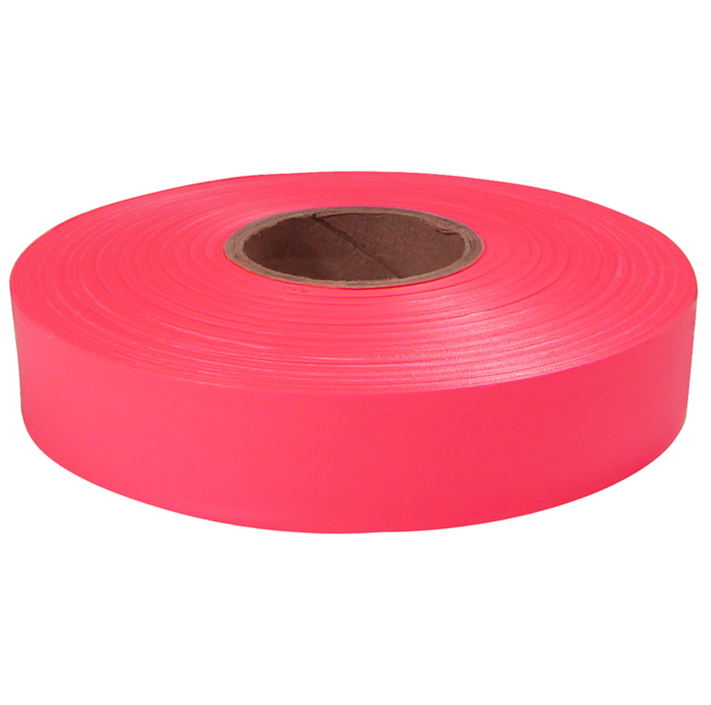 1roll Solid Thick Trash Bag, Simple Pink Handle-Tie Trash Bag, For Home