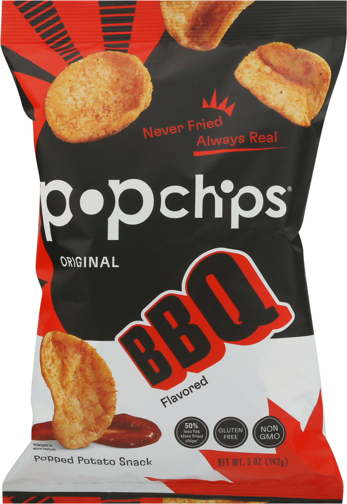Popped Potato Snack, BBQ Flavored, Original