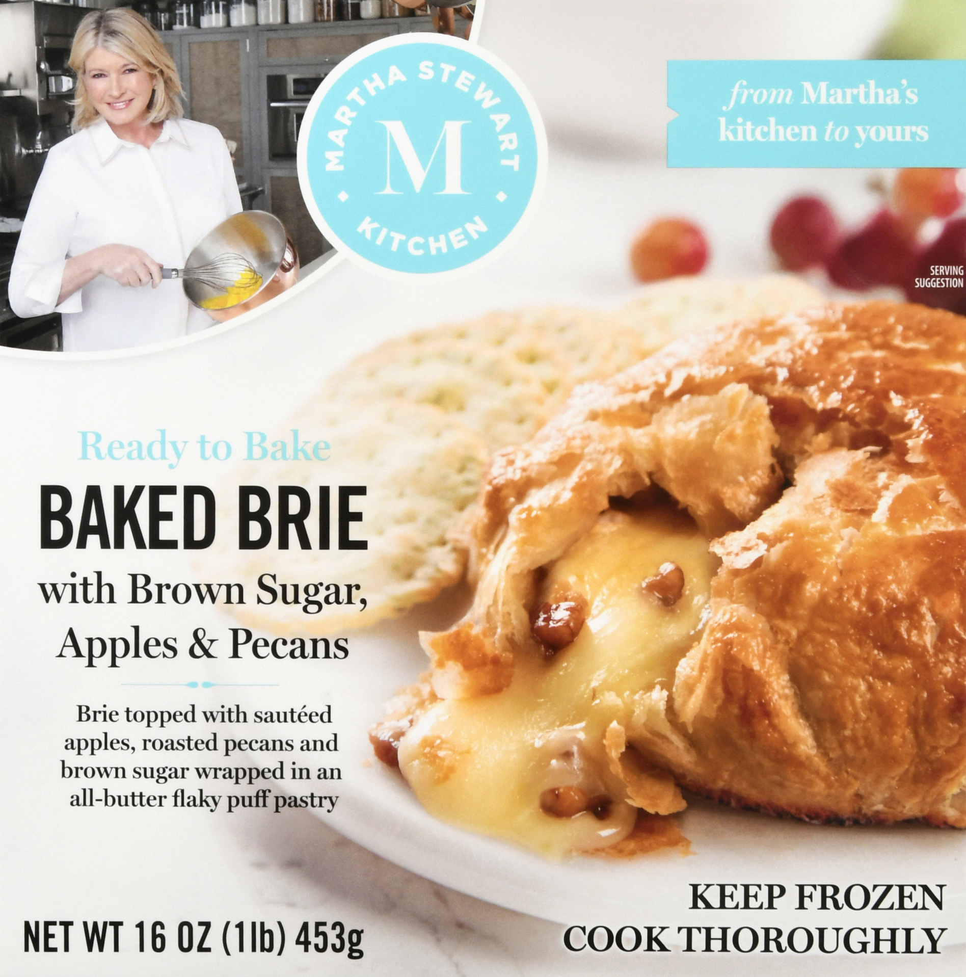 Baked Brie with Brown Sugar, Apples & Pecans