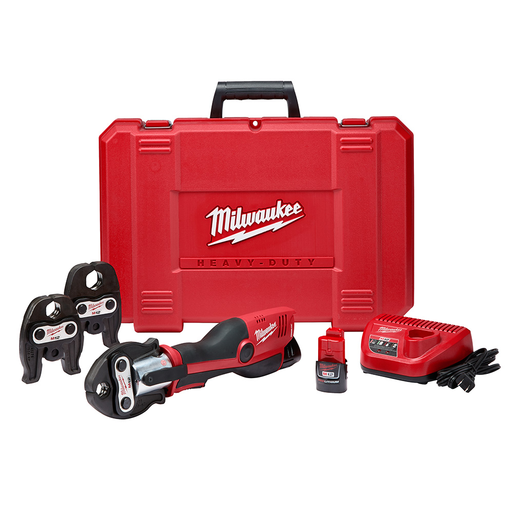 White Cap | Milwaukee 12V Cordless M12 Press Tool 1/2 