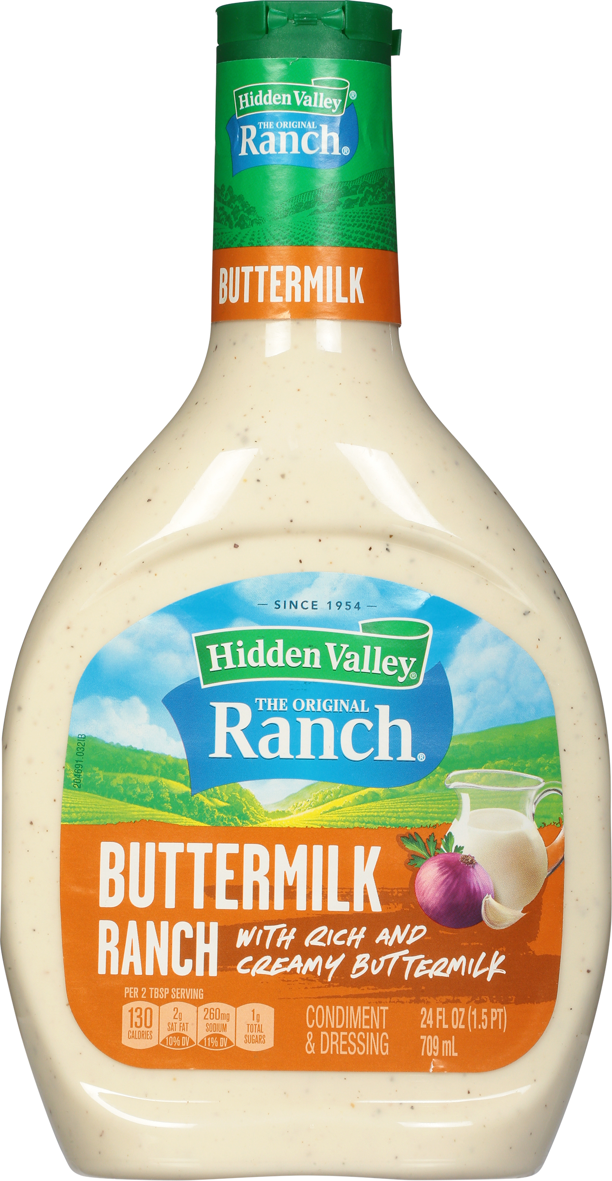 Calories in Topping & Dressing, The Original Ranch, Light from Hidden