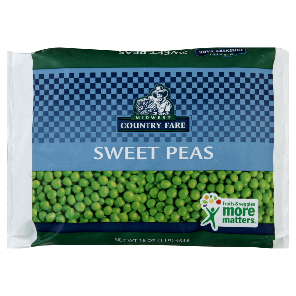 Midwest Country Fare Peas 16 Oz