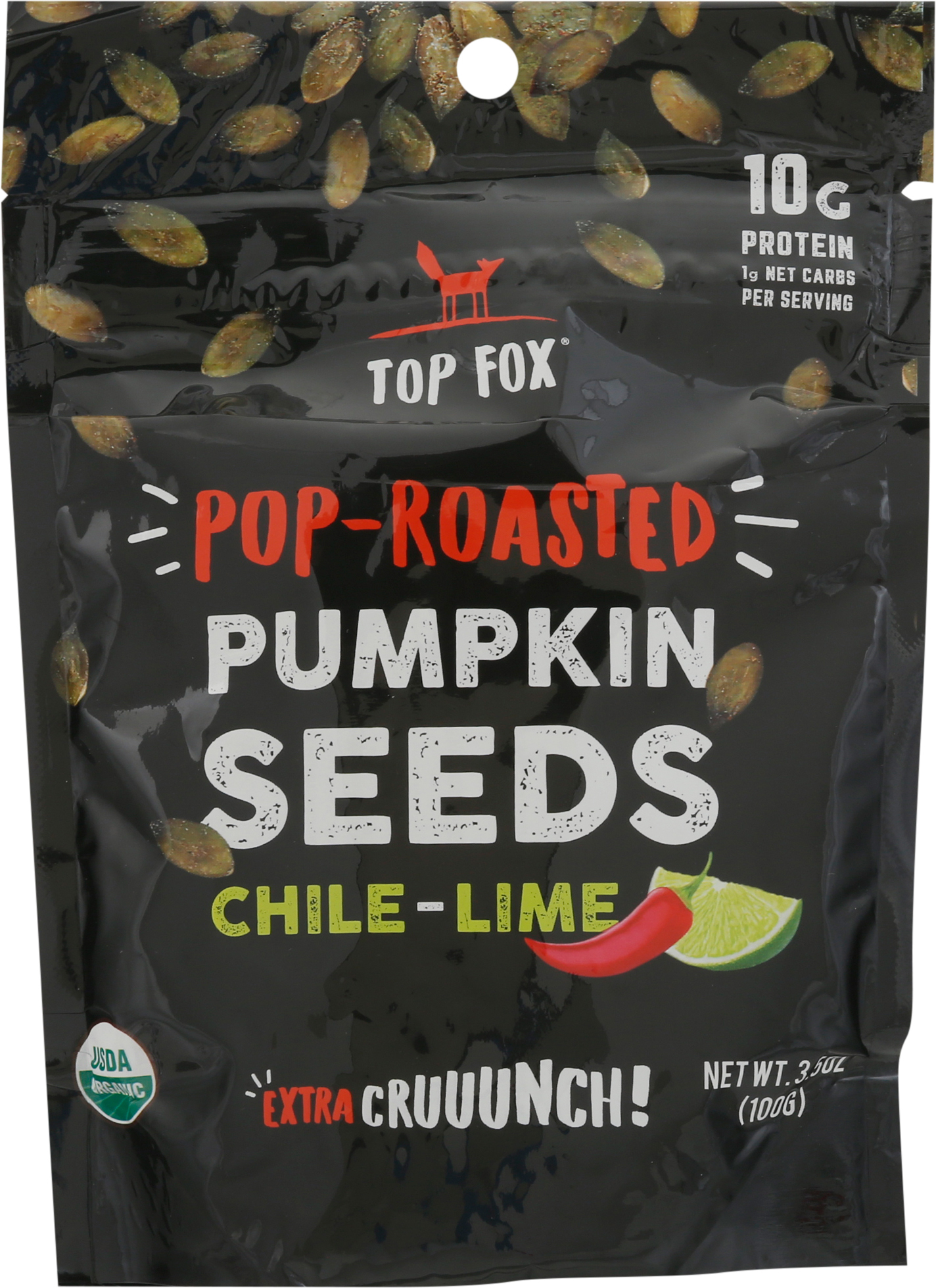 Pumpkin Seeds, Pop-Roasted, Chile-Lime