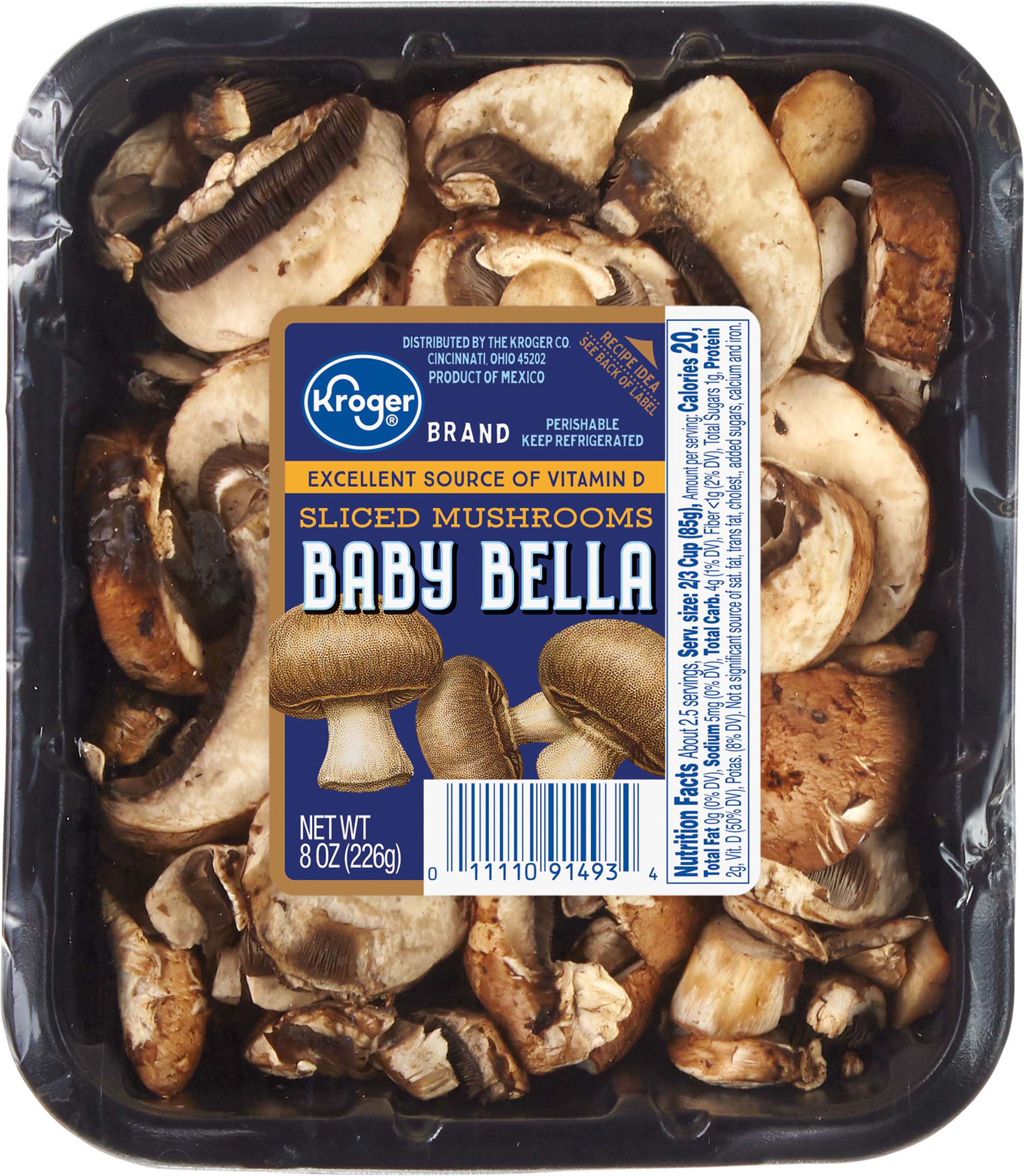 Mushrooms, Sliced, Baby Bella