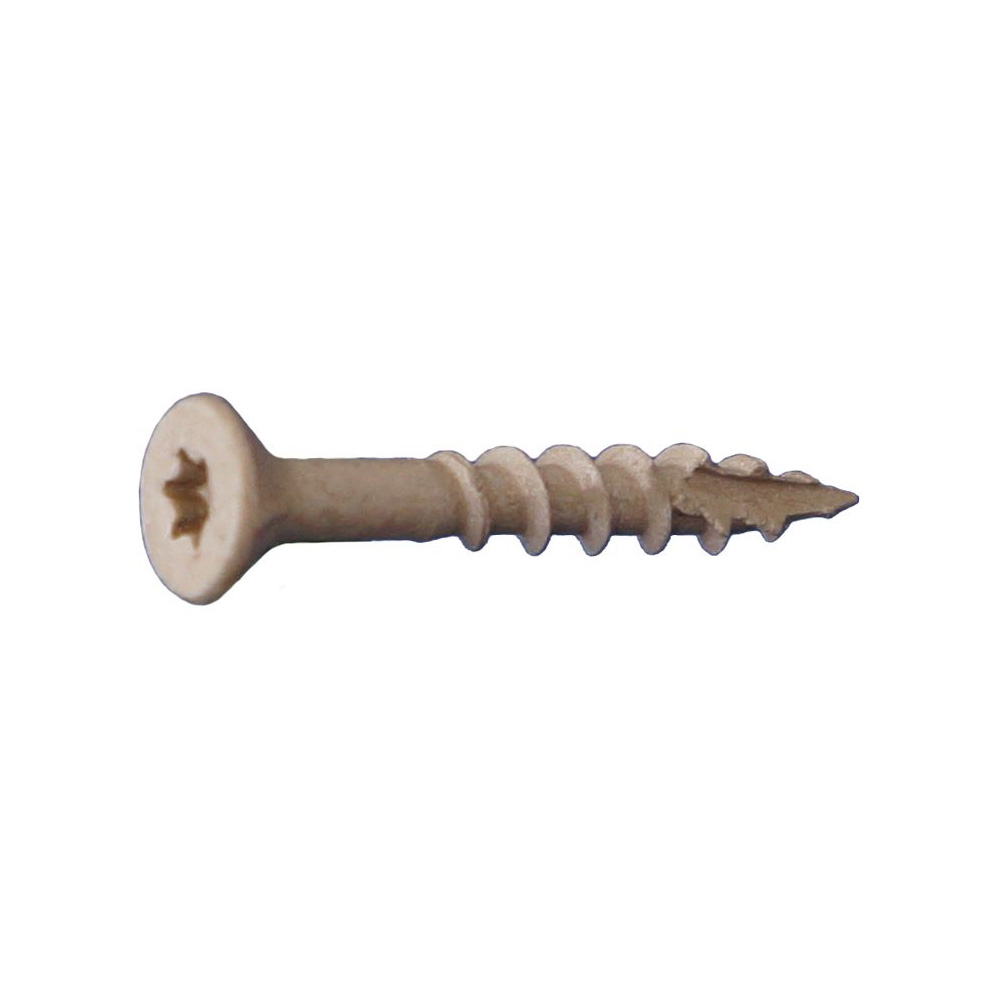 Torx T20 Outdoor Wood Screws – #8 X 2” Yellow Zinc Type 17 (Bulk 3500 Pcs) 2 thumbnail image