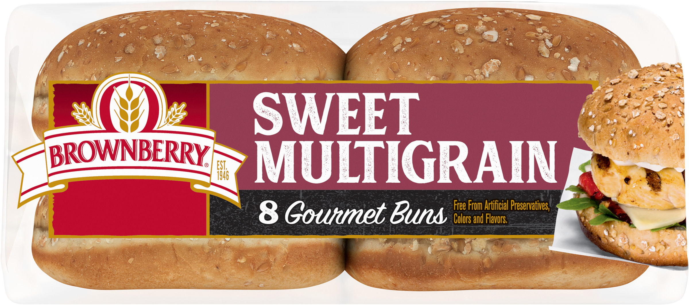 Gourmet Buns, Sweet Multigrain