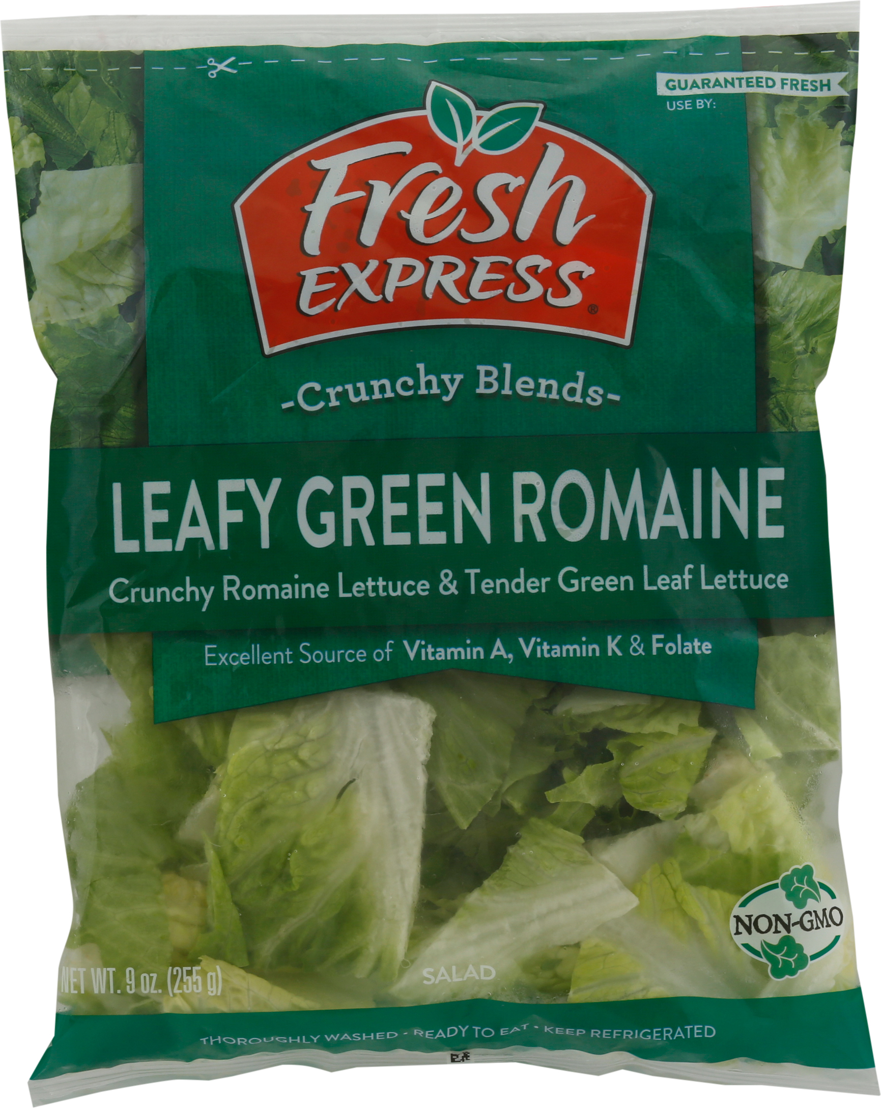 Salad, Leafy Green Romaine, Crunchy Blends
