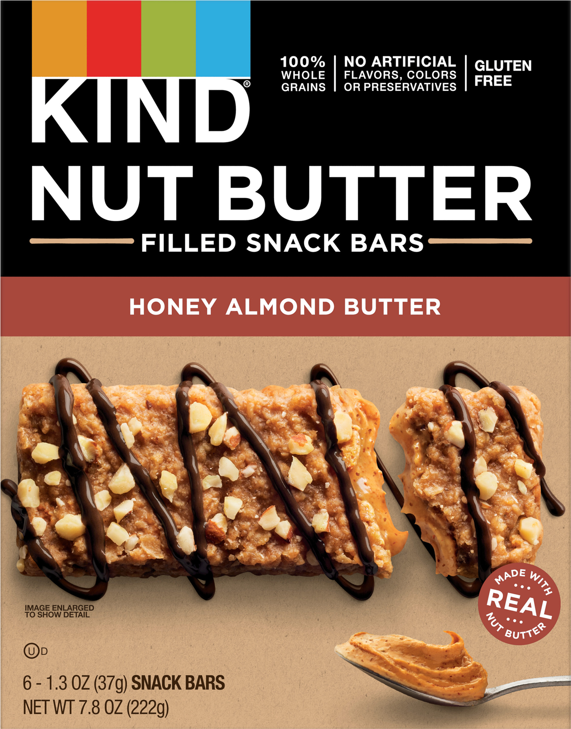 Filled Snack Bars, Honey Almond Butter, Nut Butter