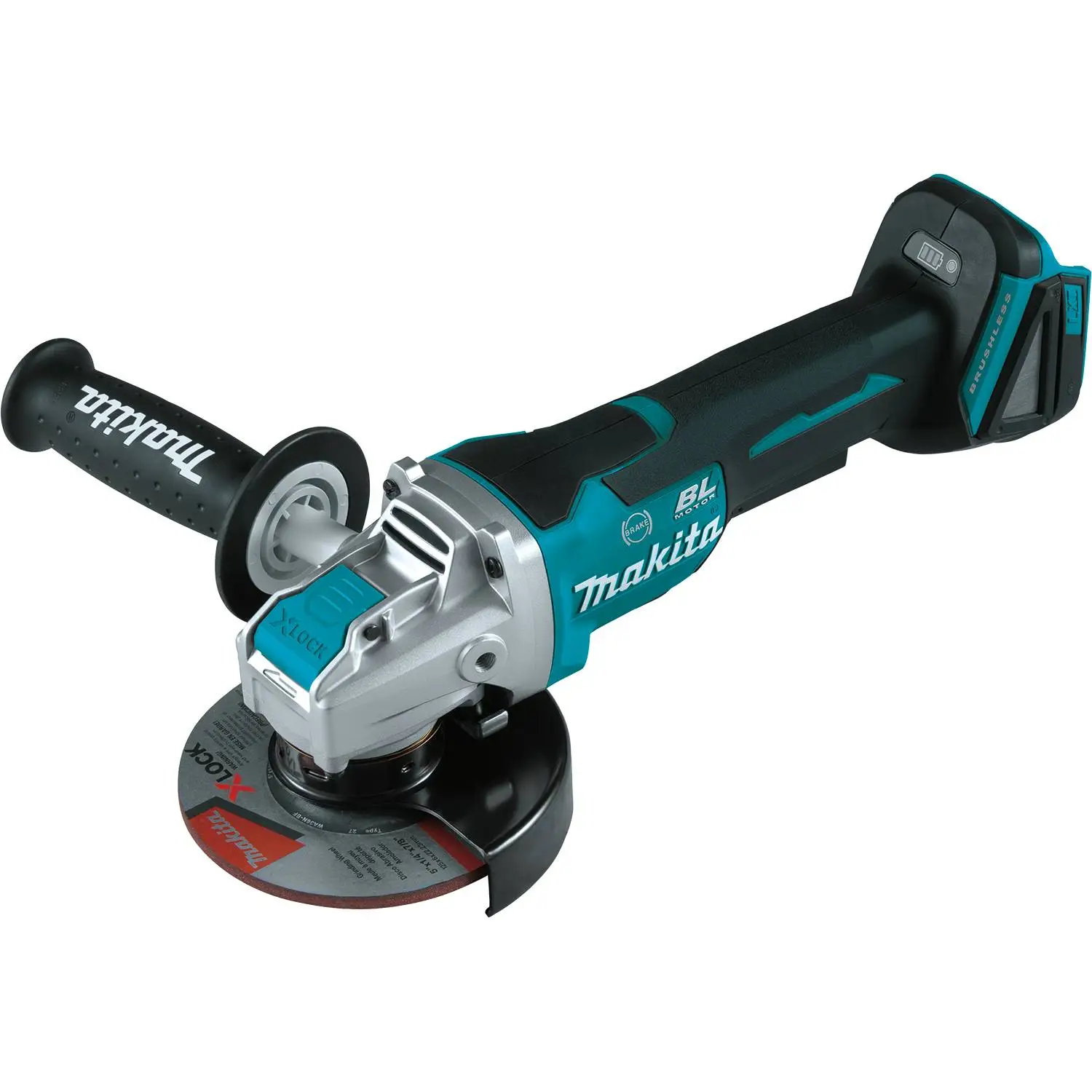 18V LXT Lithium-Ion Brushless Cordless 4-1/2” / 5" Paddle Switch X-LOCK Angle Grinder, with AFT, Tool Only