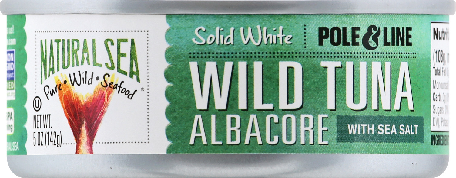 Wild Tuna, with Sea Salt, Albacore, Solid White, Pole & Line