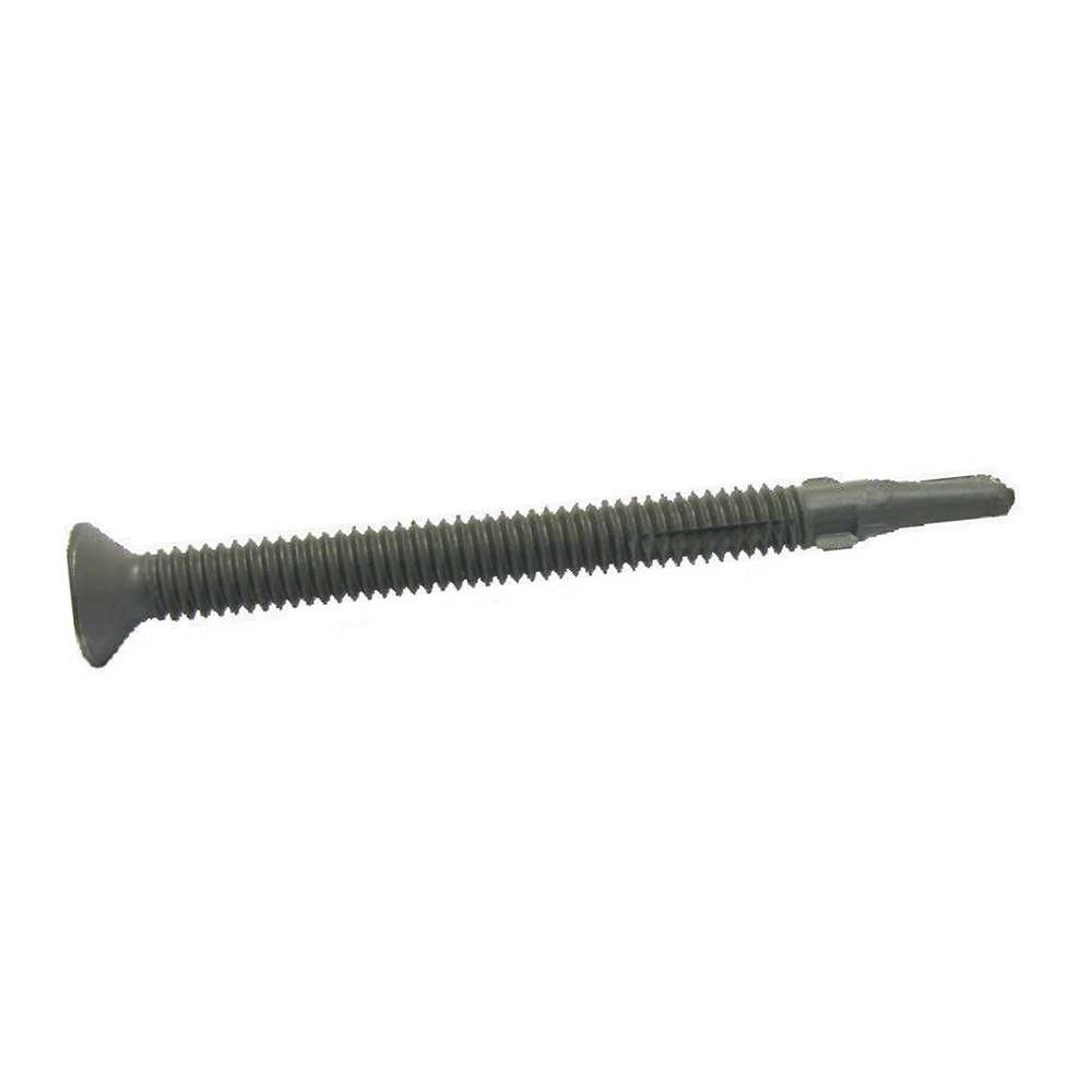 Phillips #12 x 2" Flat Head Fine Thread #3 Wing Tek ZP Wood Screw