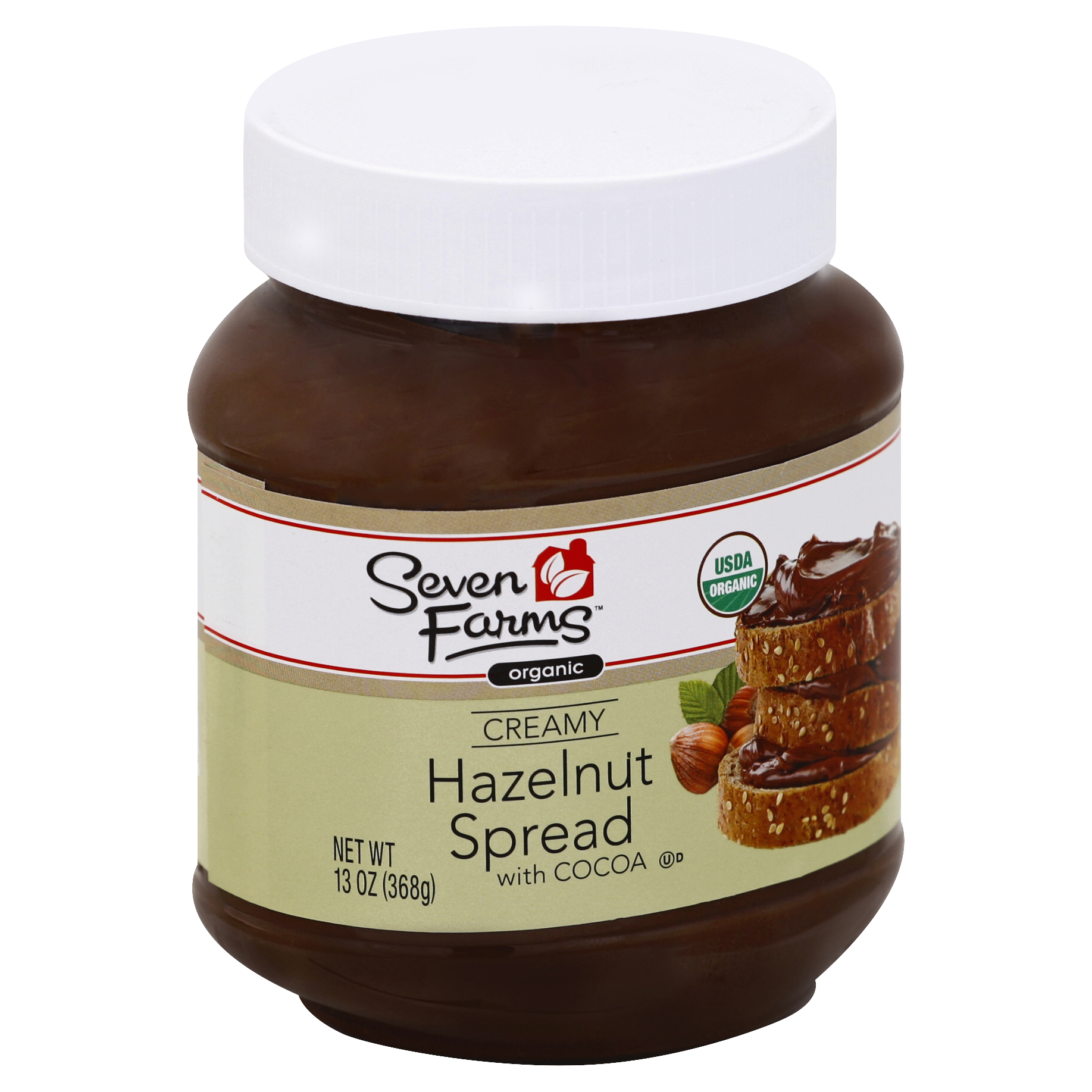 Seven Farms Hazelnut Spread 13 Oz