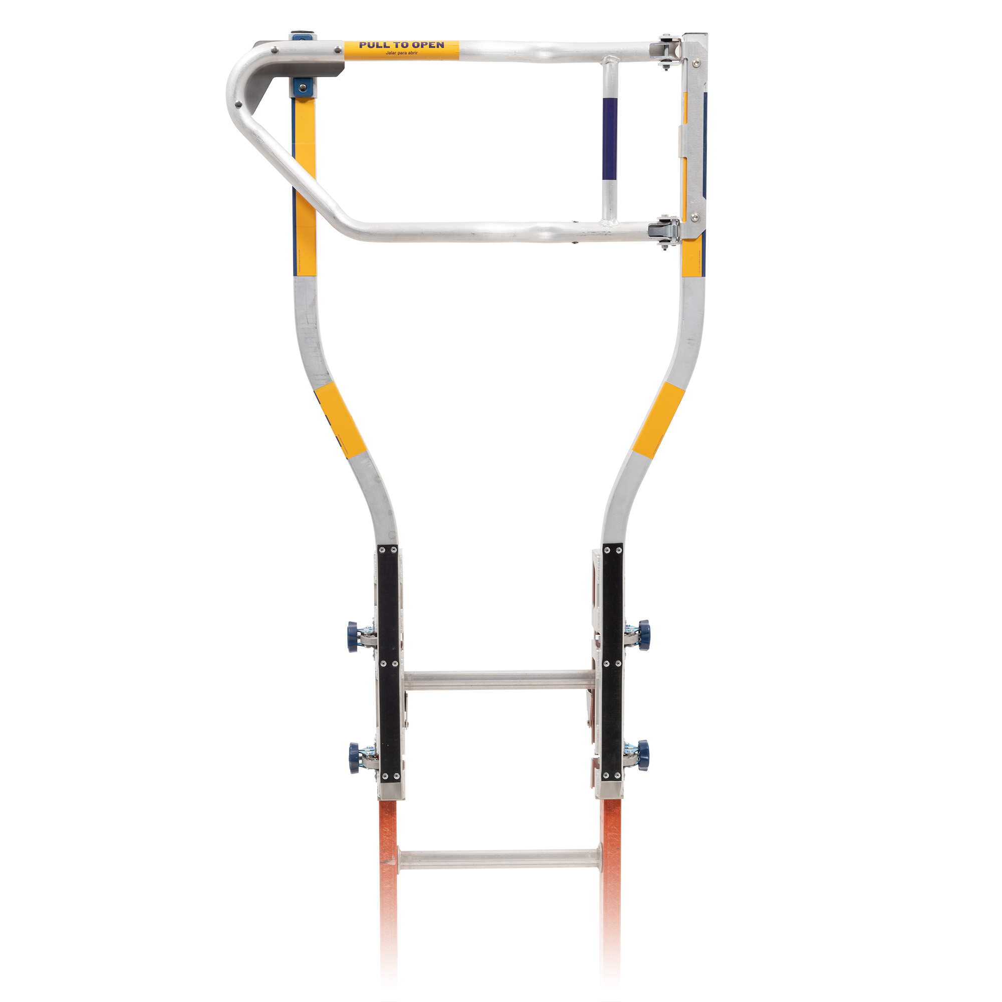 Extension Ladder Walkthru Gate Werner White Cap
