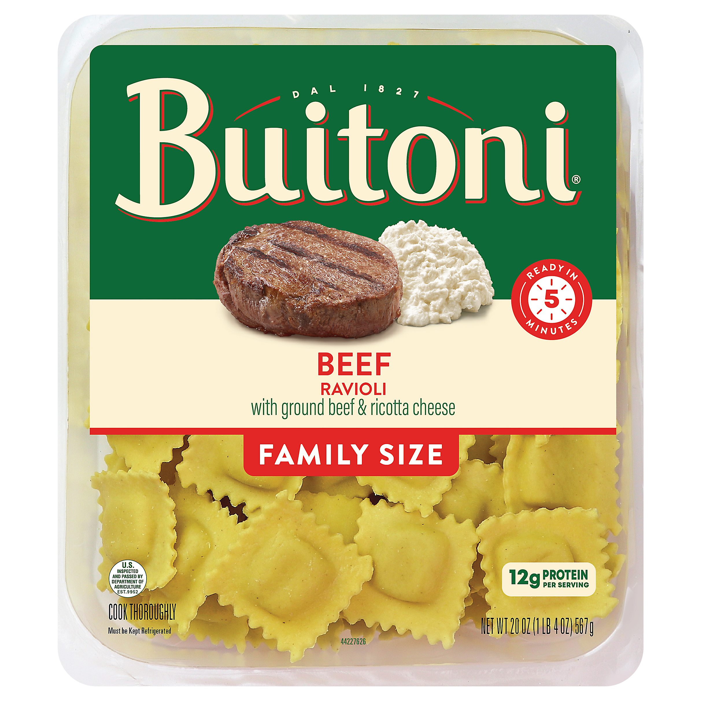 Ravioli, Beef, Family Size