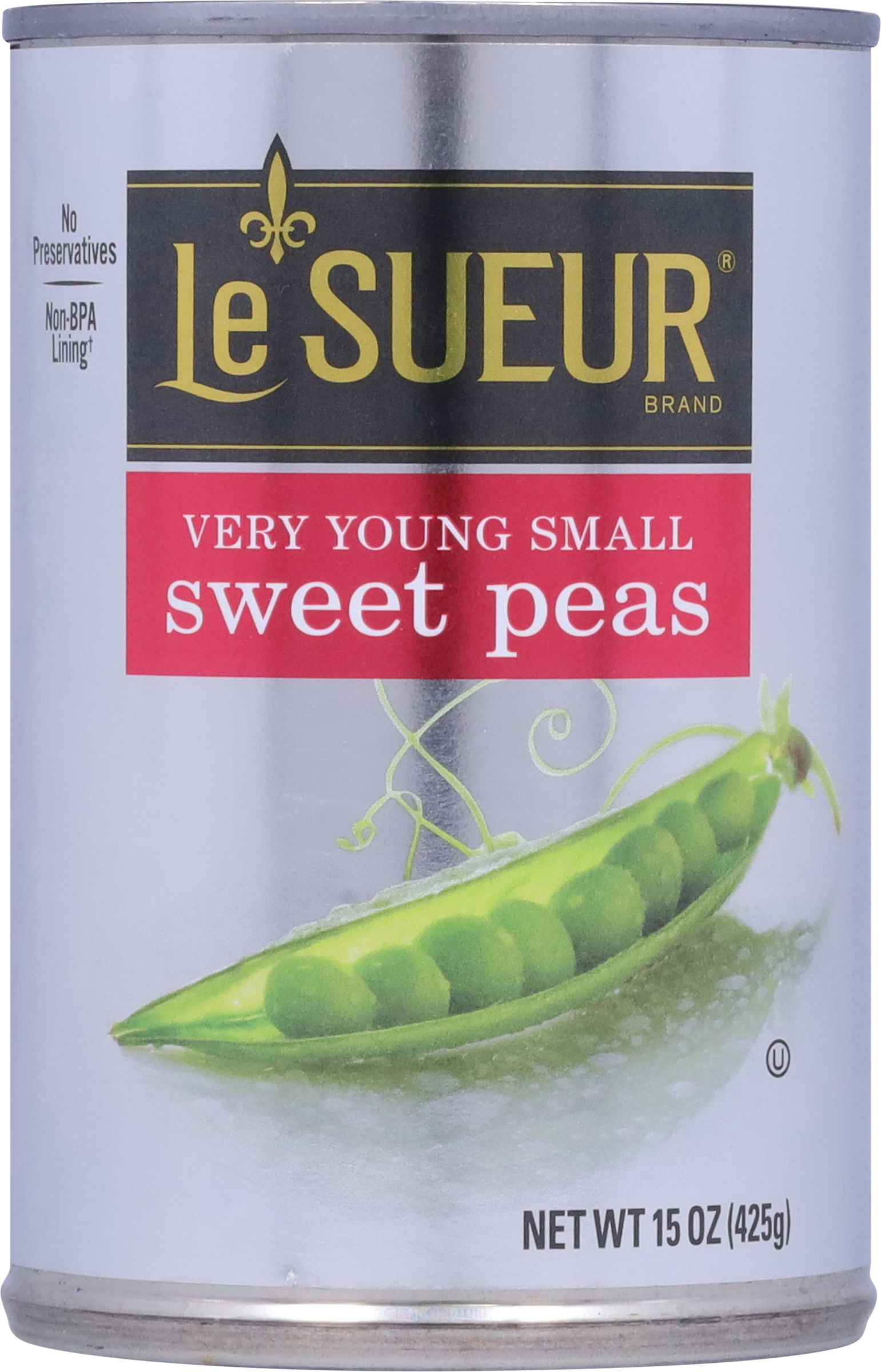 Calories in Sweet Peas, Very Young, Small from Le Sueur