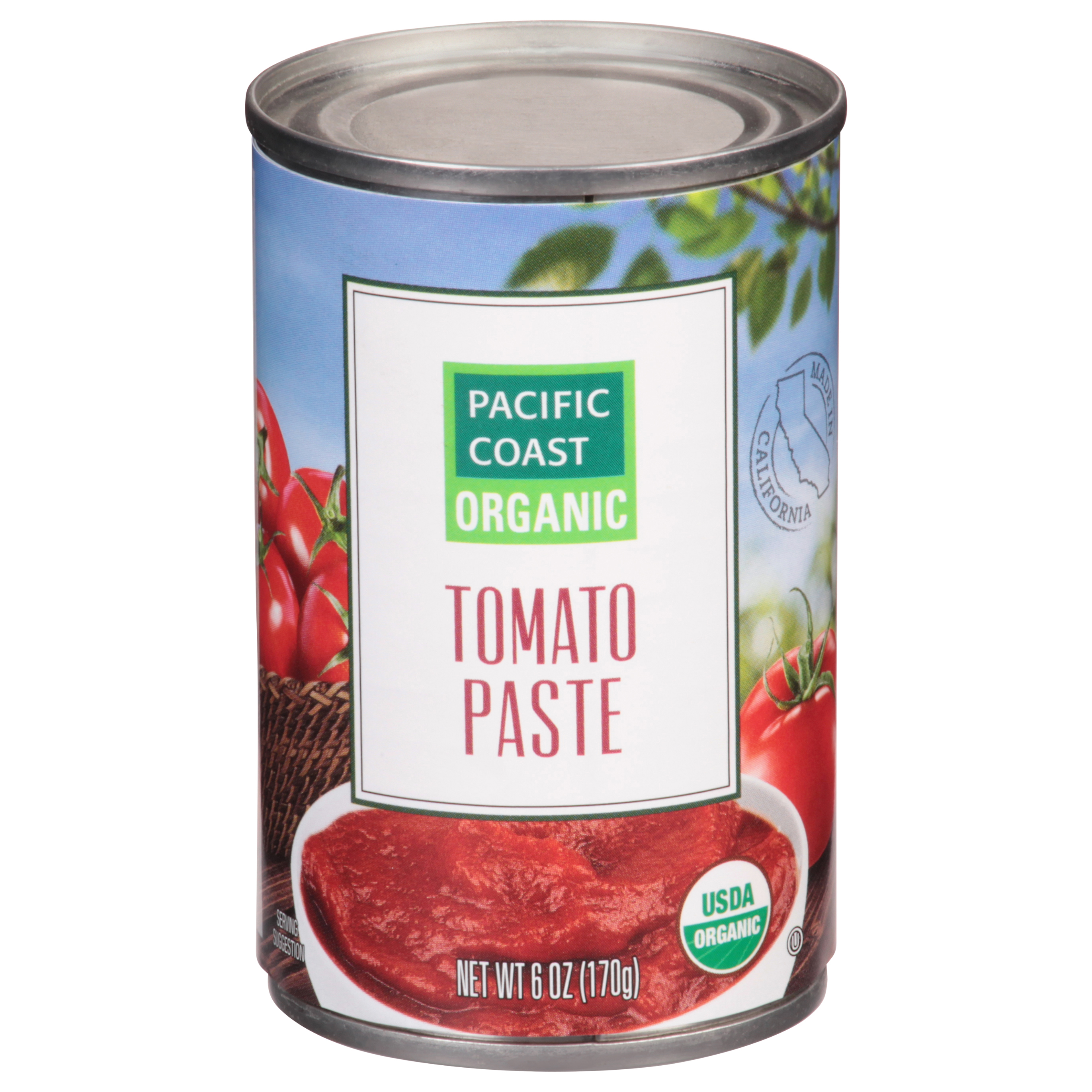 Pacific Coast Organic Tomato Paste 6 Oz