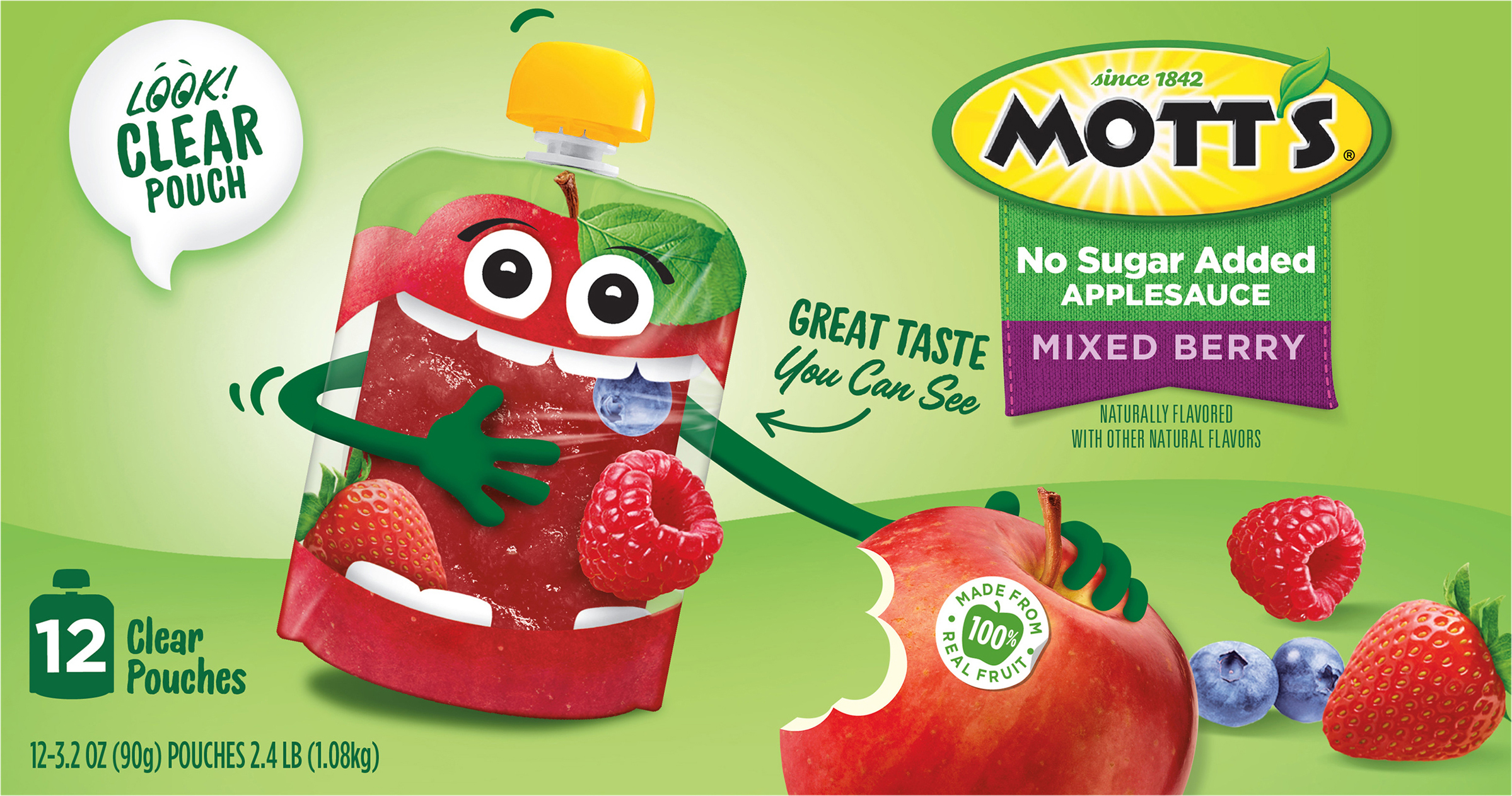 Applesauce, Mixed Berry